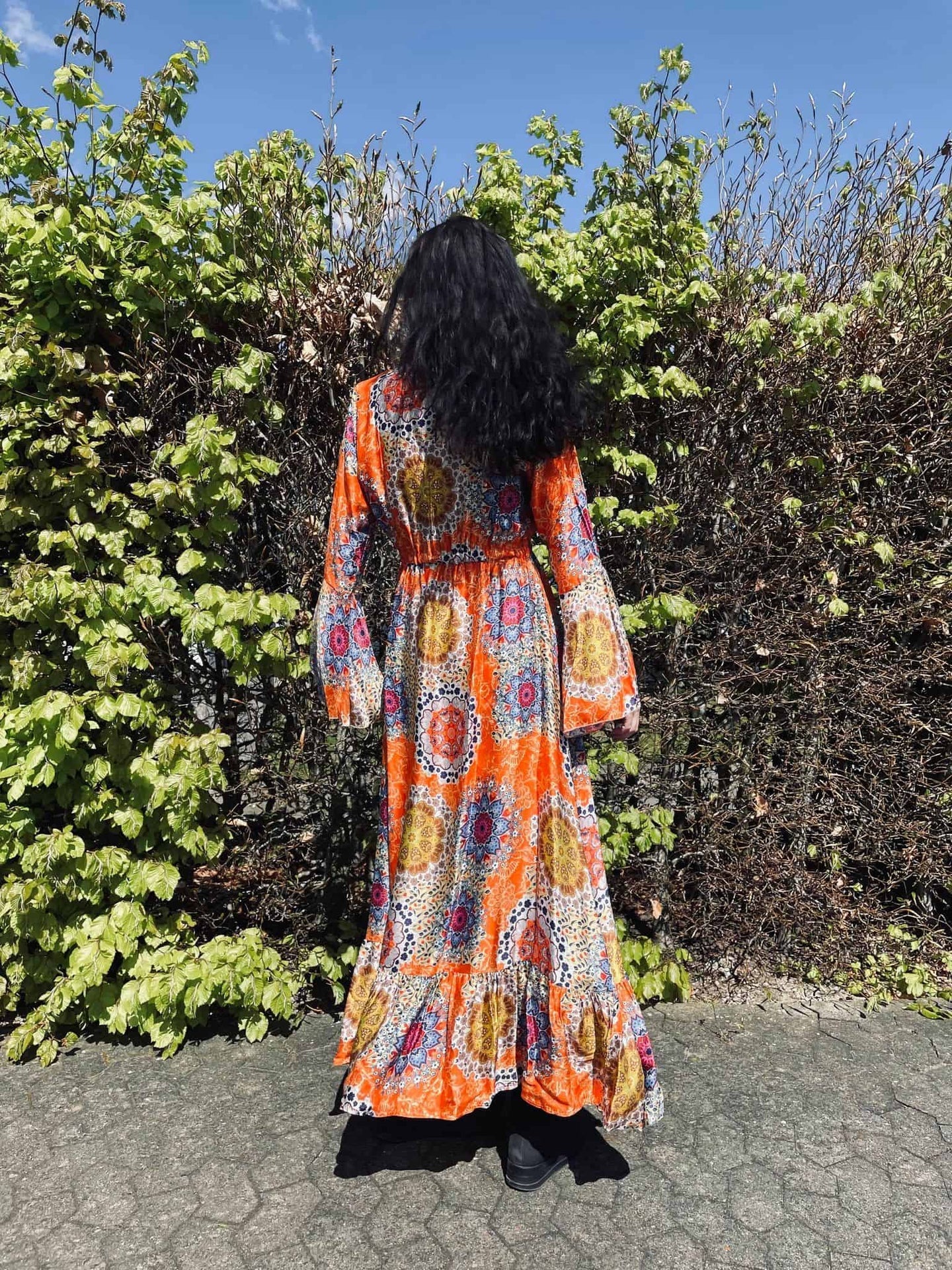 Summerdress Oransje - S/M - Image 5