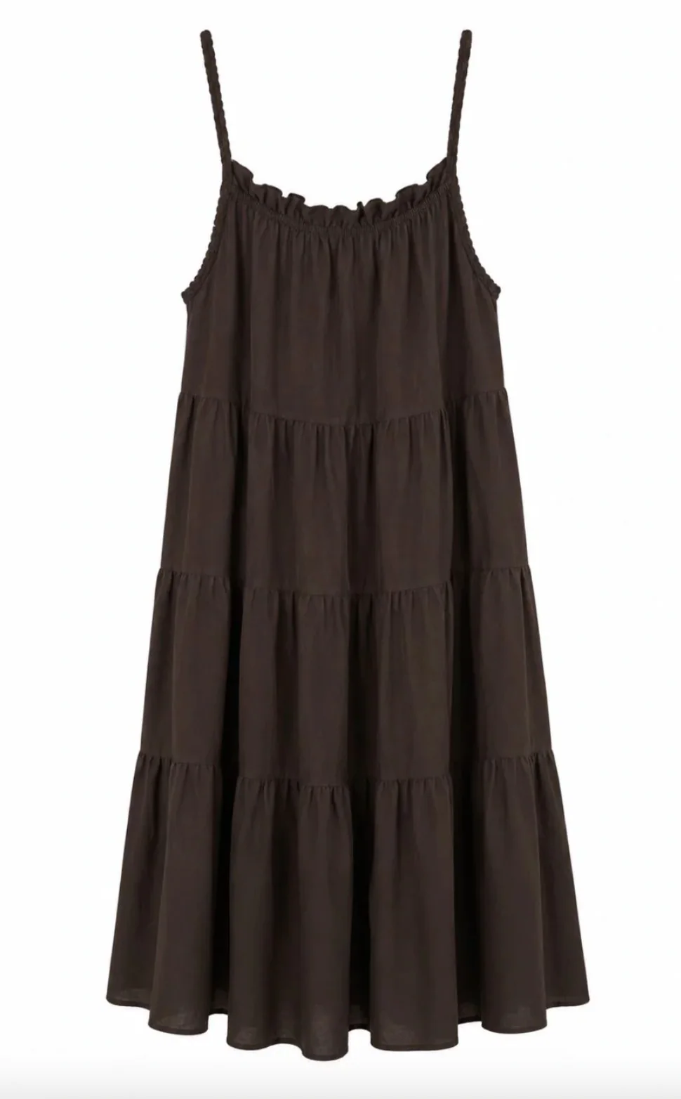 Sommerskjole Velina moro brown - Image 3