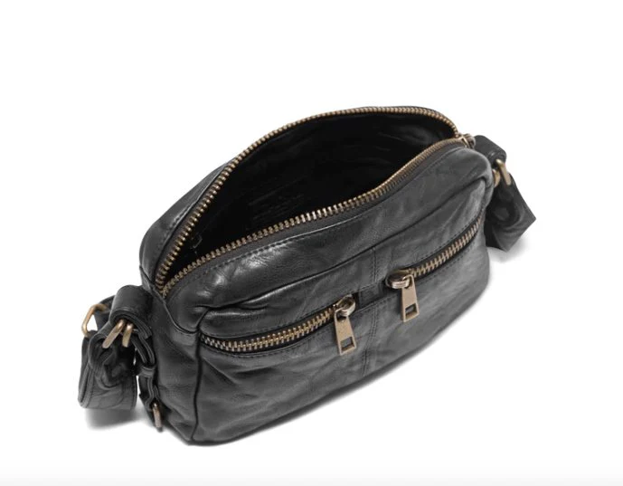 Cool crossbody-veske KALLI - kraftig skinn - Image 7