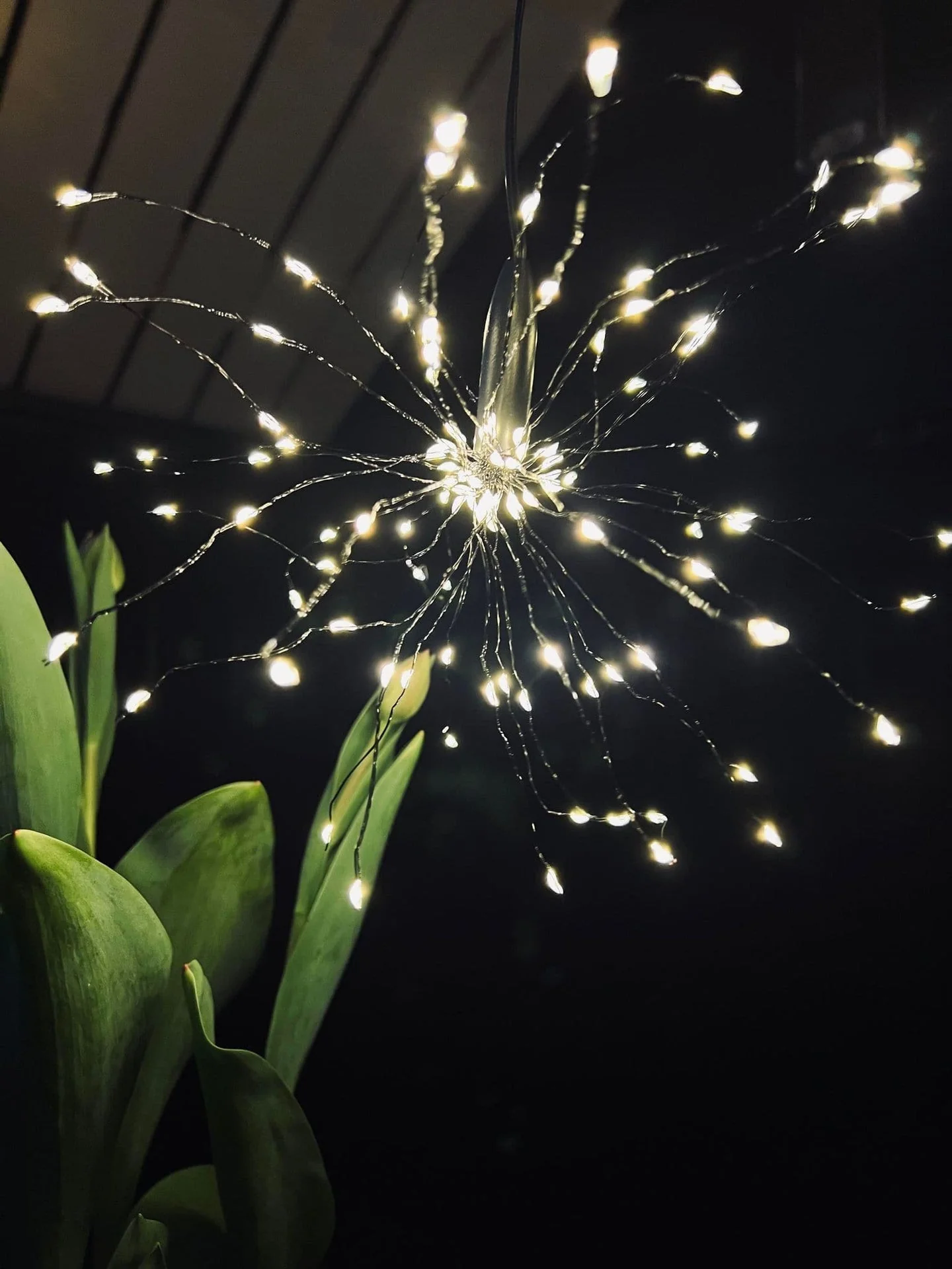 Stjernekaster med 120 LED-lys - timerfunksjon