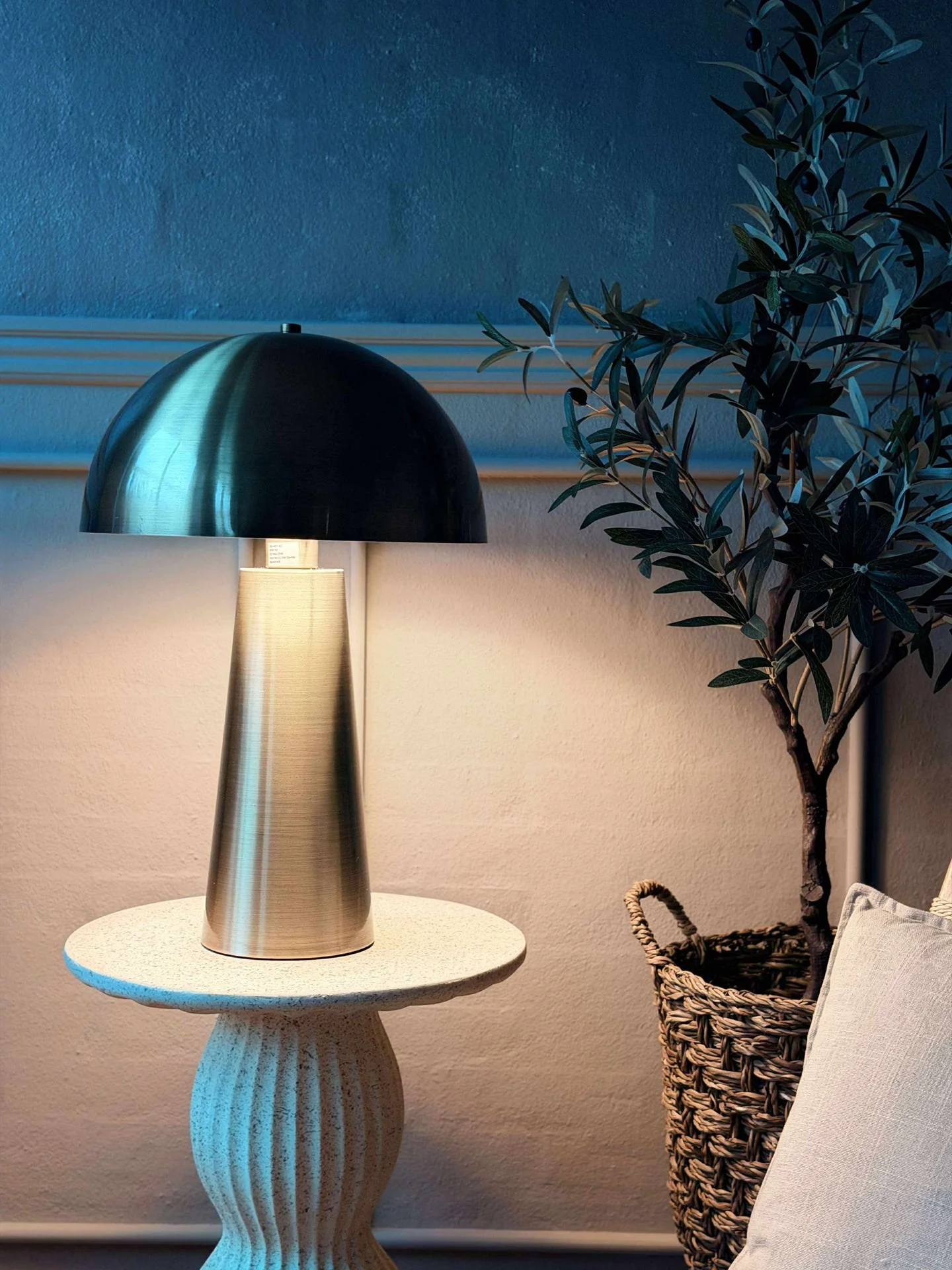 Stor bordlampe - Gold - Image 6