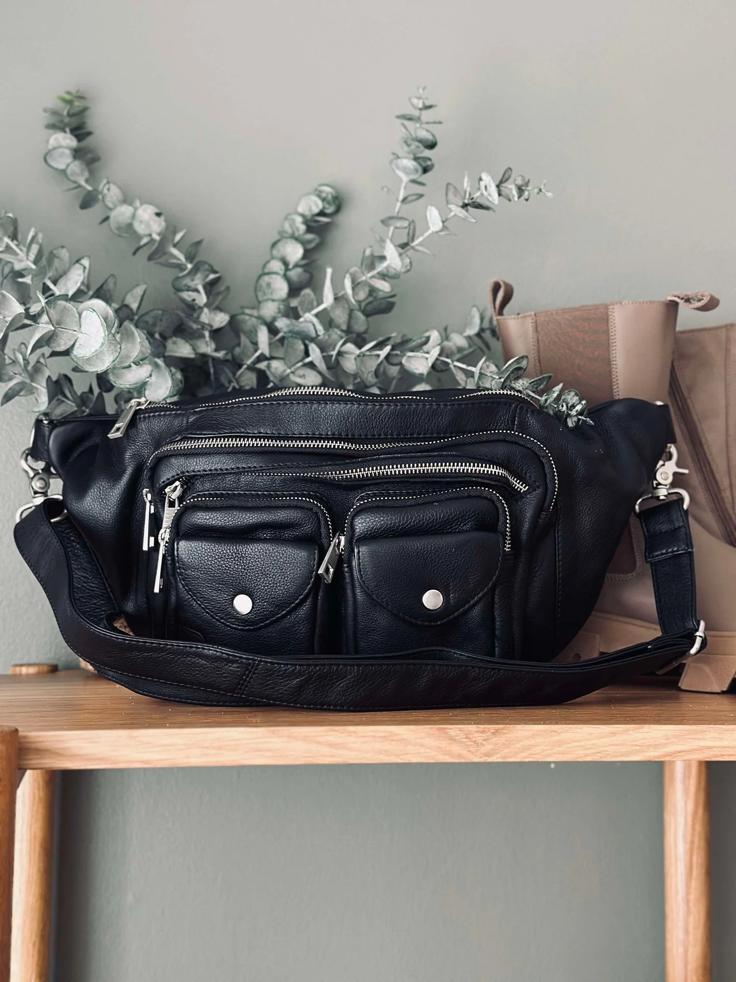 Bumbag Big Deluxe - Black / Silver - Image 5