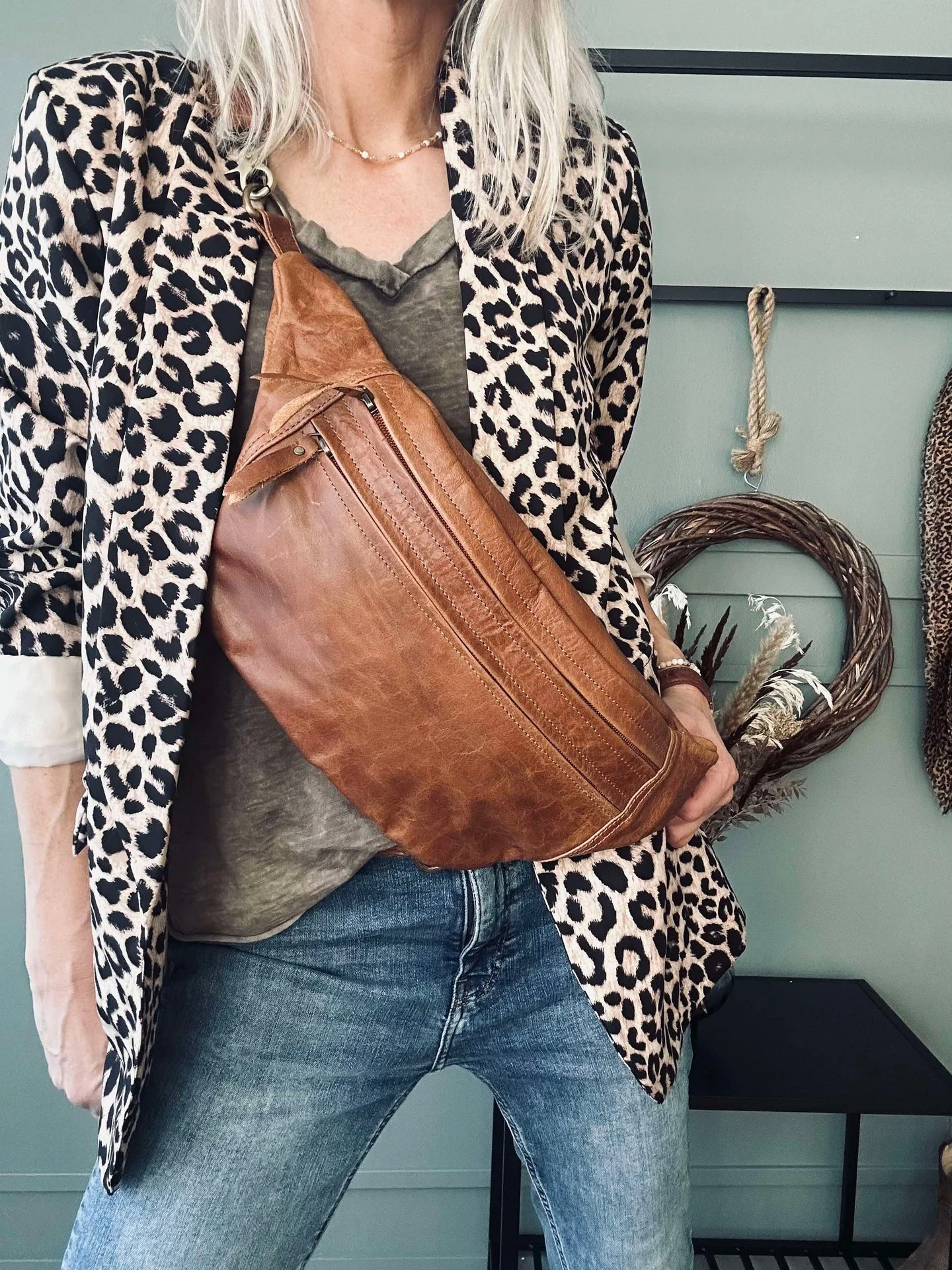 Bumbag Big Oline Cognac - Image 3