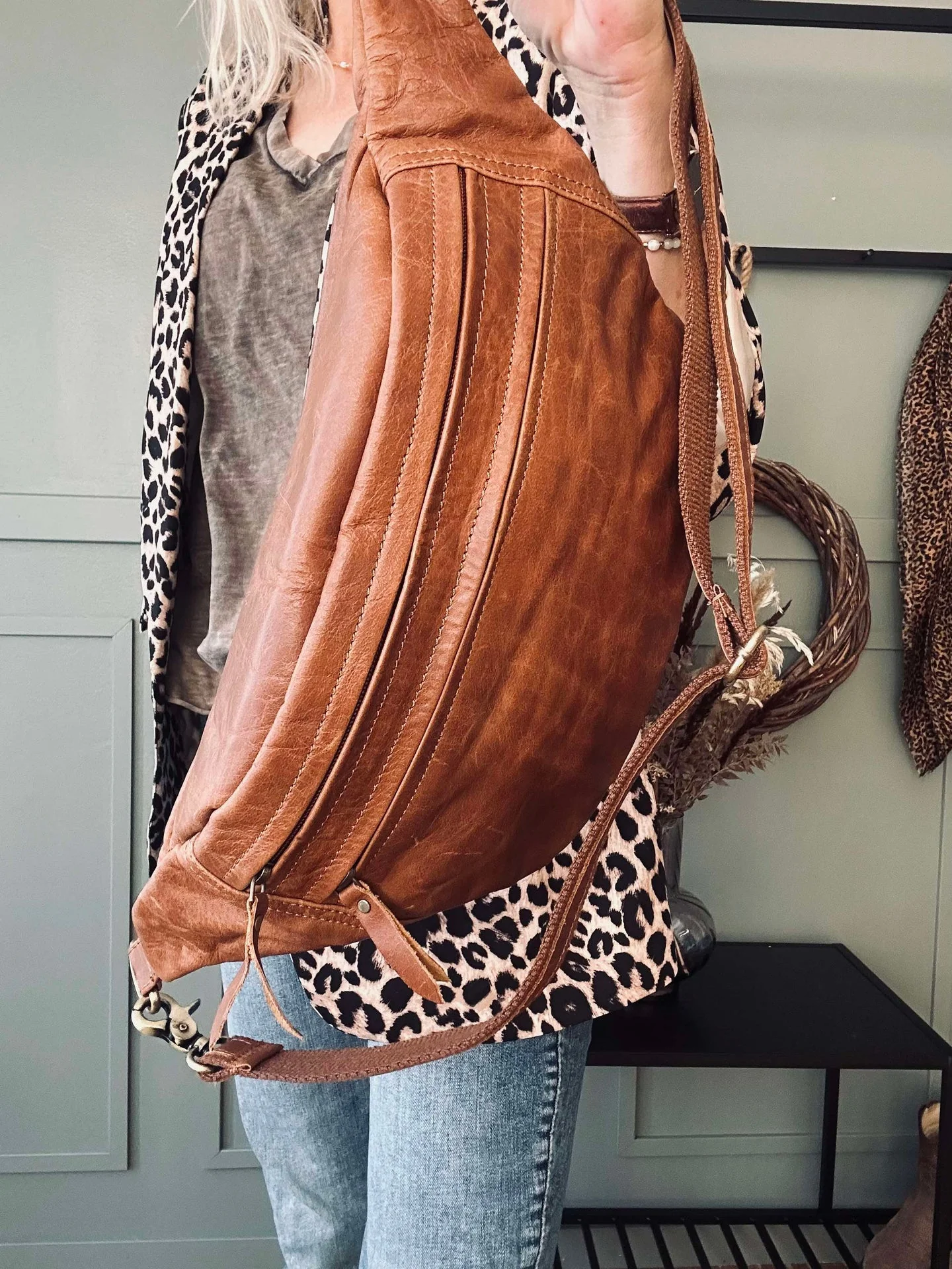 Bumbag Big Oline Cognac - Image 4