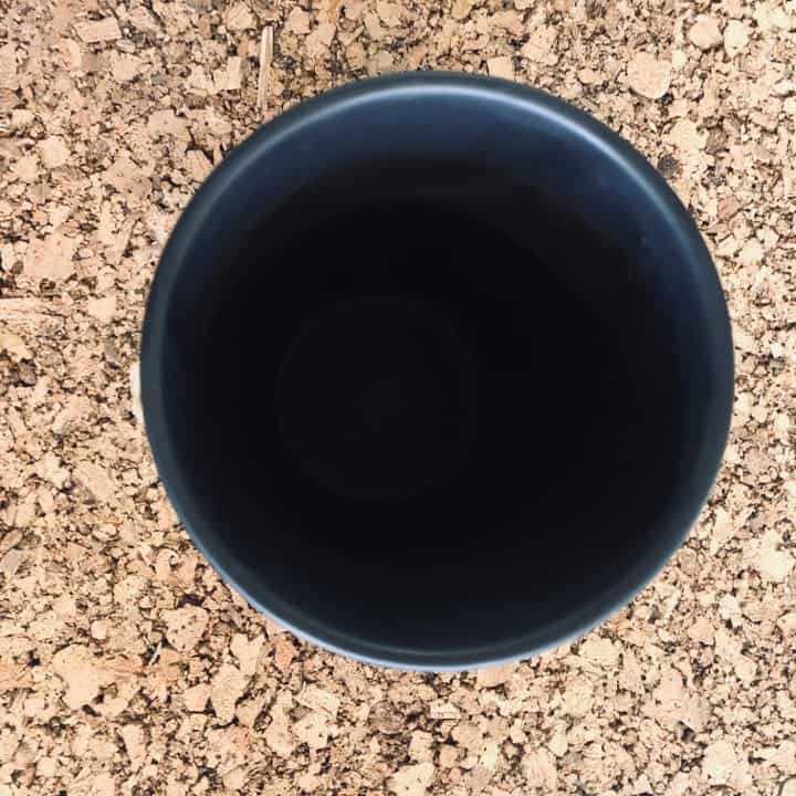 Stor potte / vase - Matt svart - Image 3