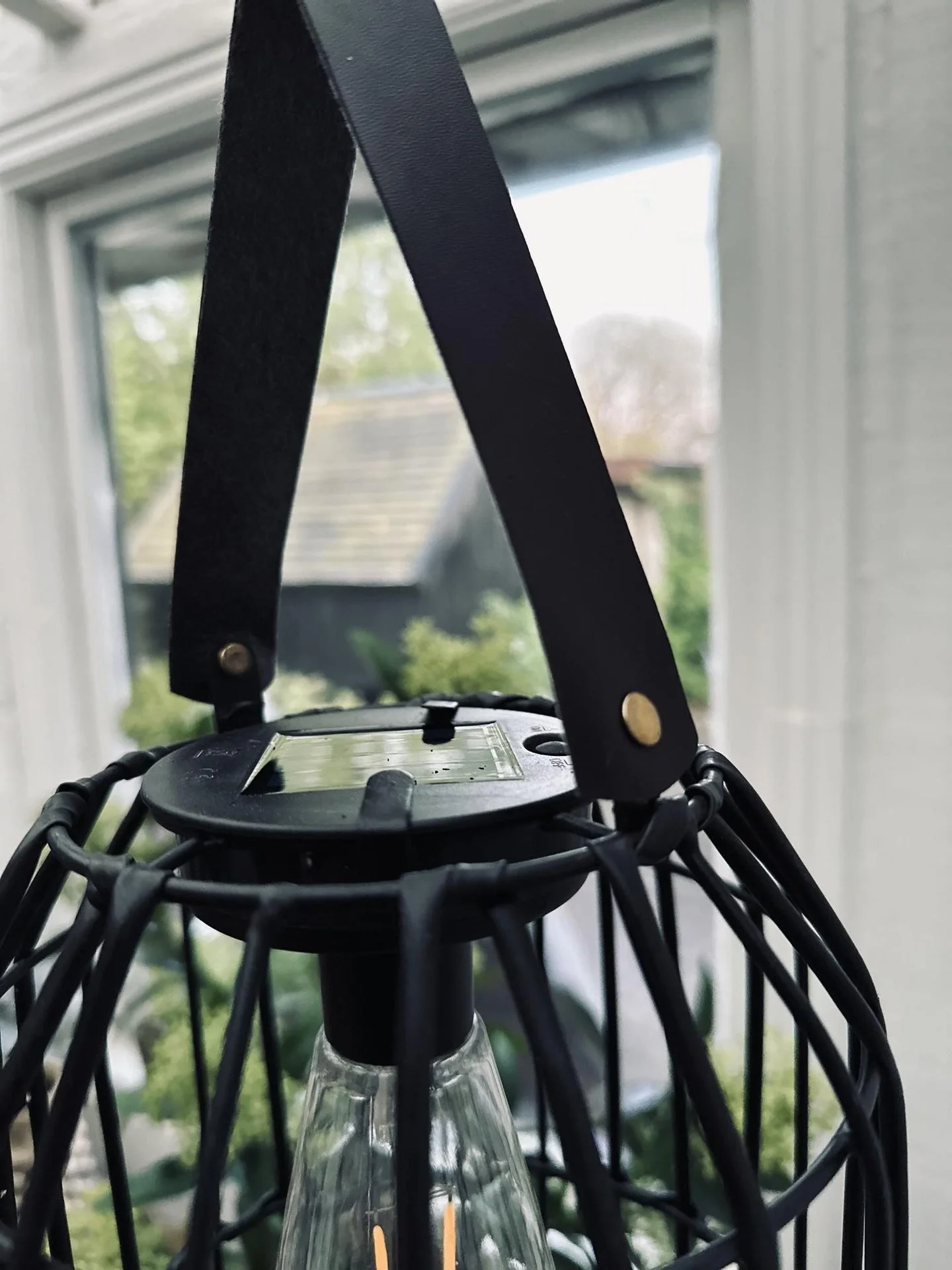 Lanterne med solceller – BIG BLACK - Image 7