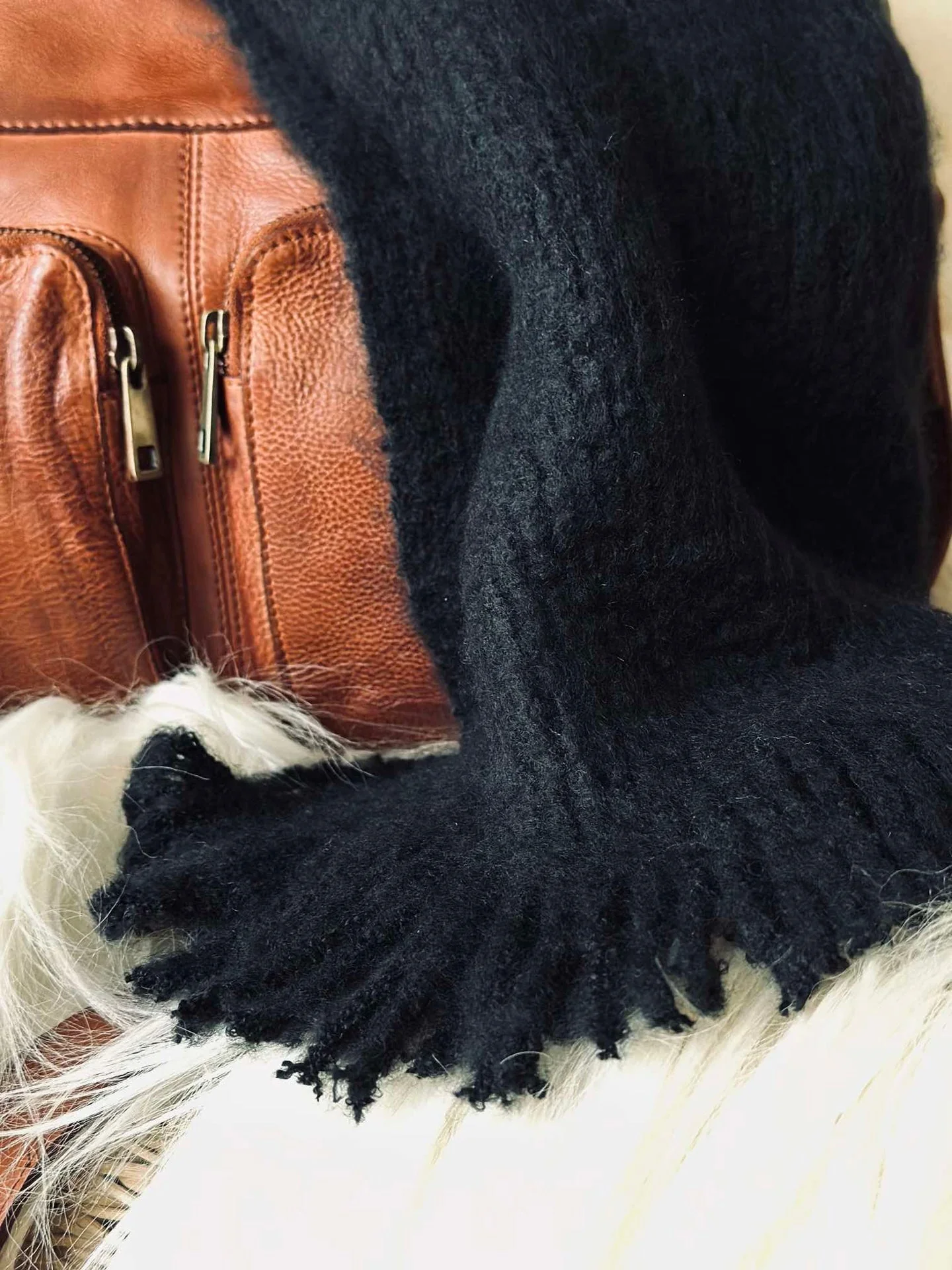 Skjerf black - Super soft - Image 7