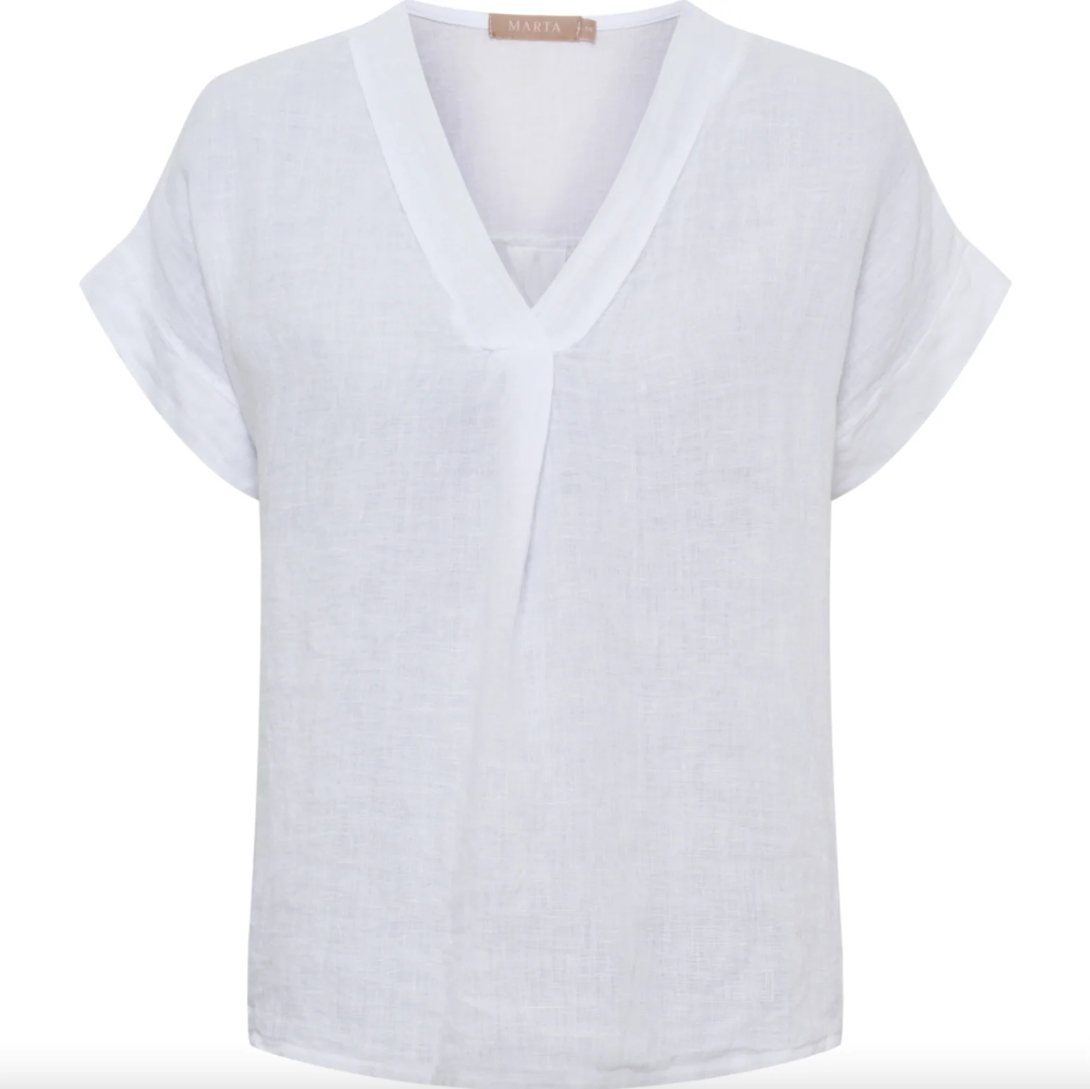 T-shirt - White linen - Image 3