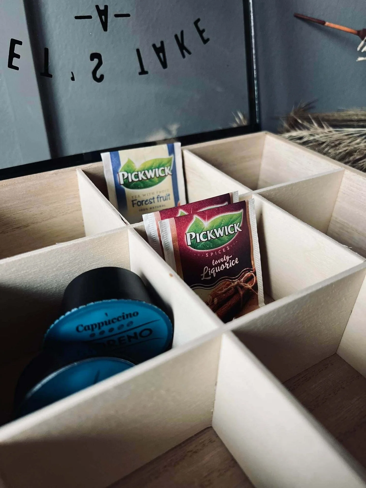 TEA BOX med skrift på glasslokk - Image 6