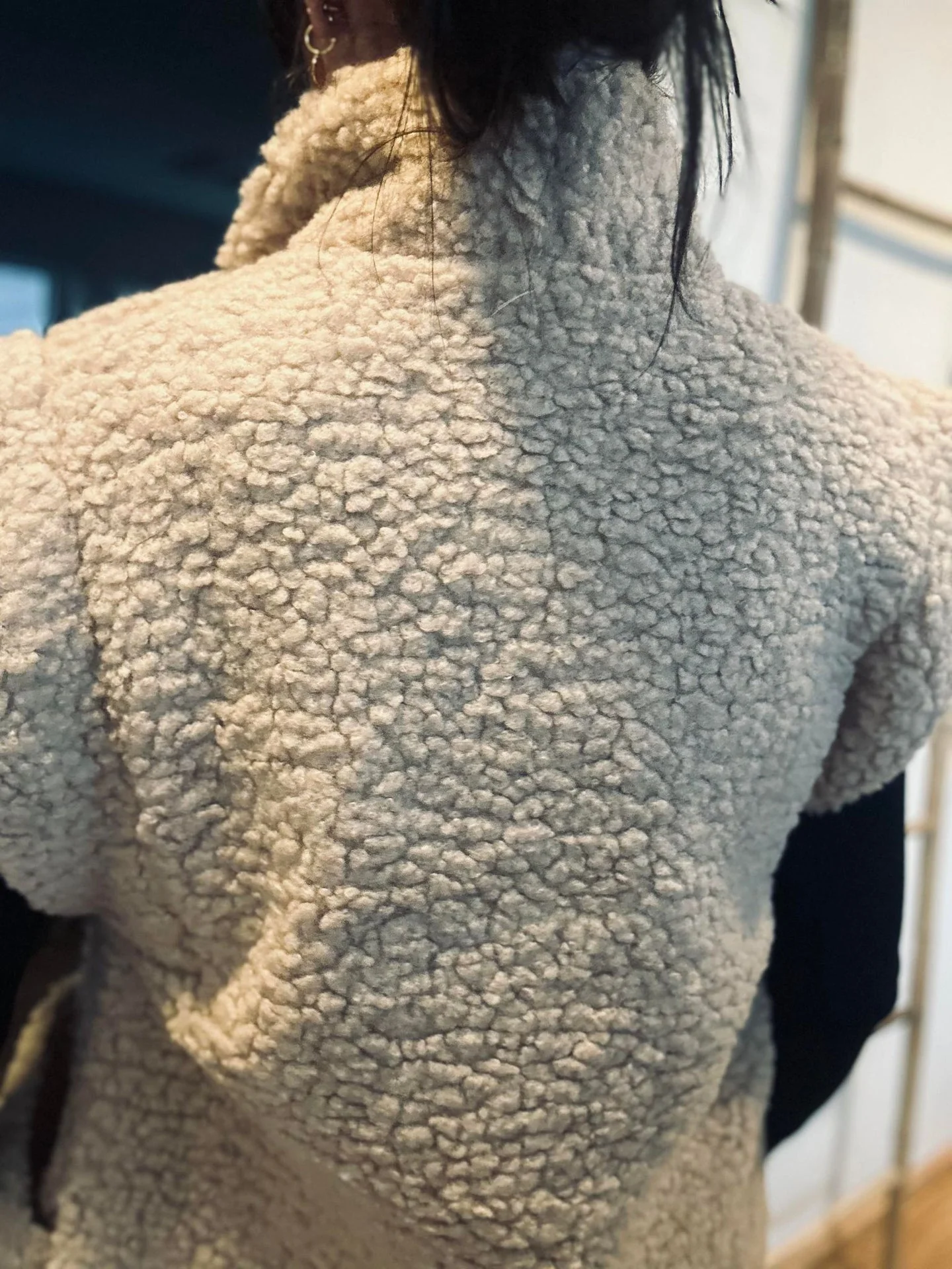 Vest Teddy sand - Image 6