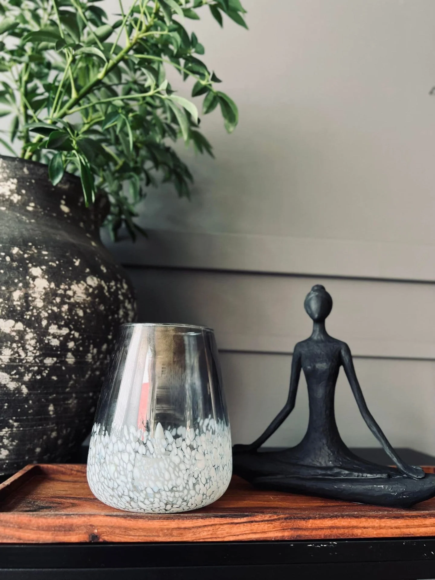 Lysestake til telys - GLAS ART