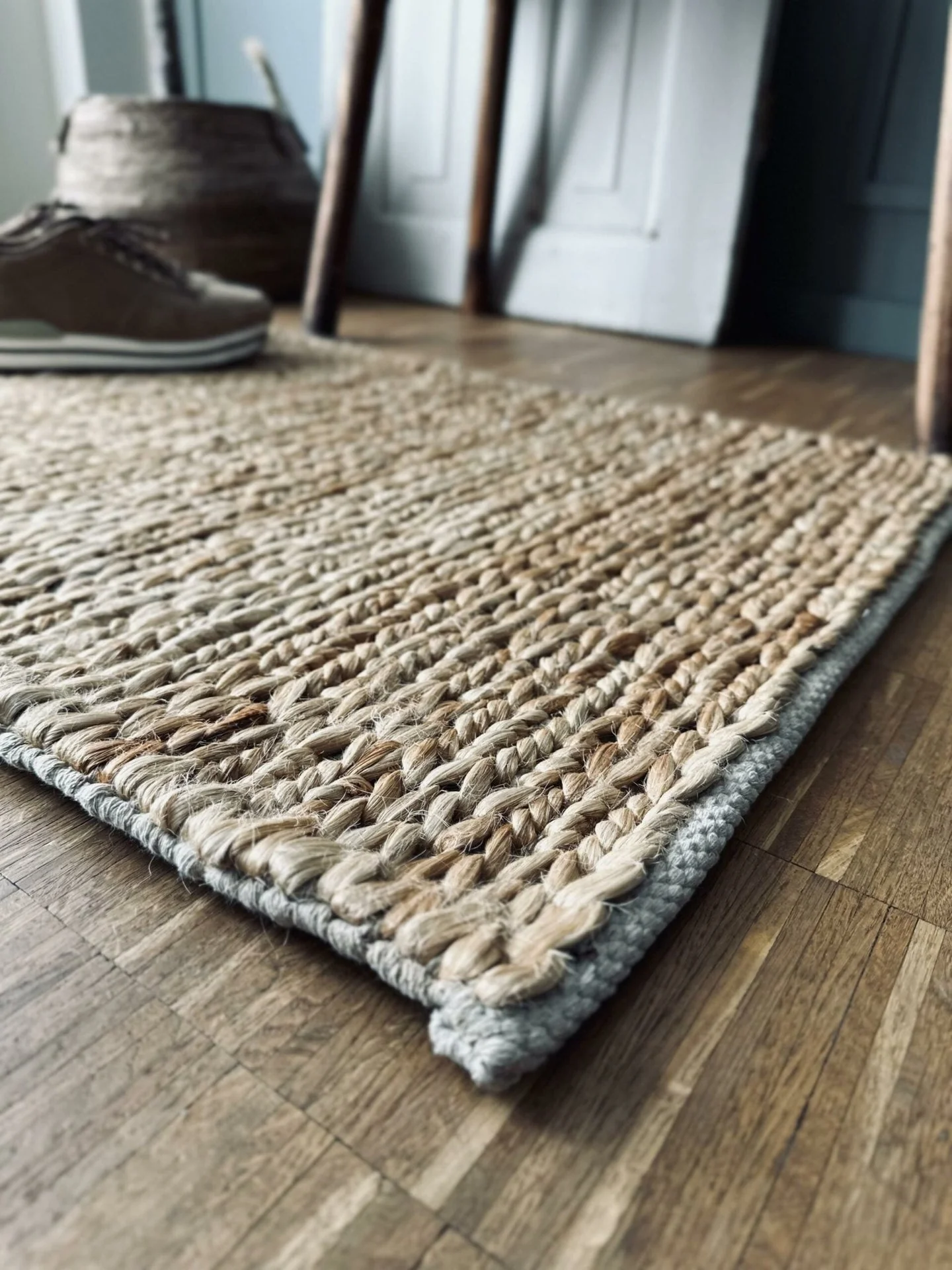 Gulvteppe i kraftig Sumak jute – 60×90 cm - Image 6