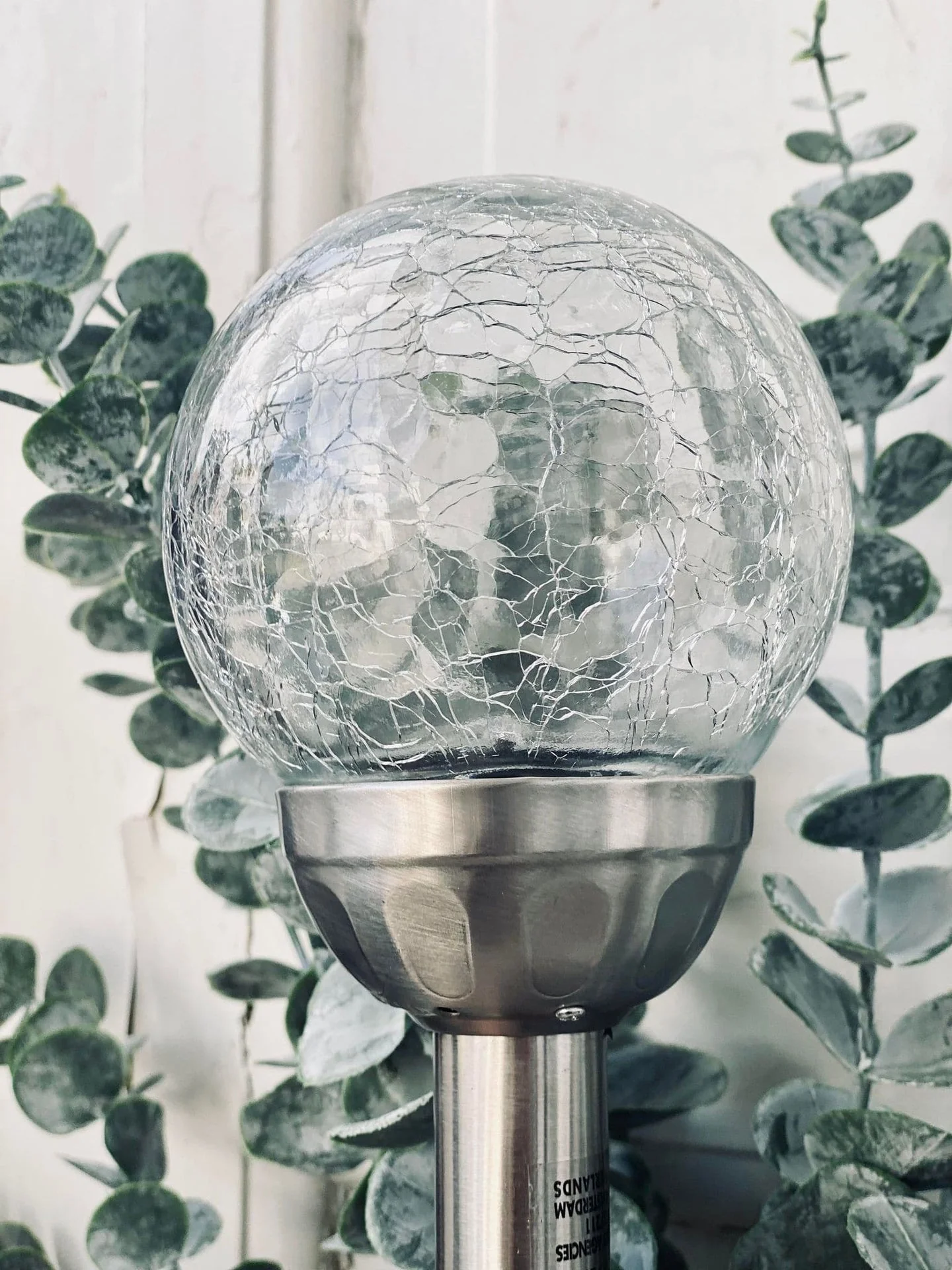 Tilbud 2 stk : Fakkel med solceller - Glasskule - Image 7