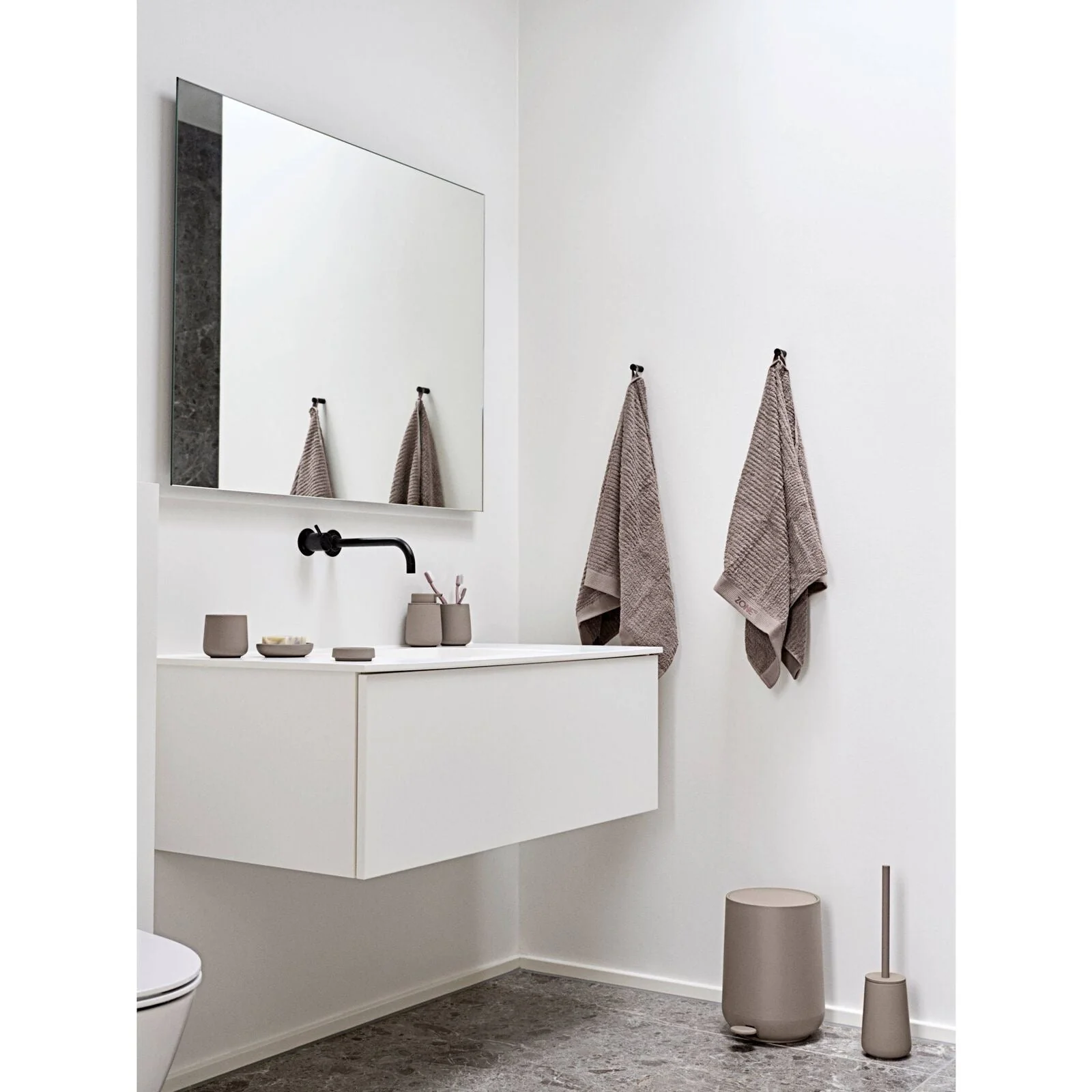 Toalettbørste - Taupe - Image 2