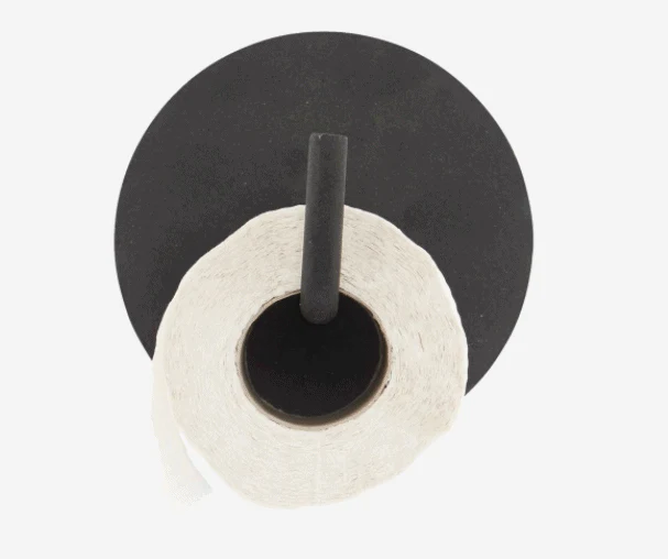 Toalettpapirholder i svart aluminium - Image 3