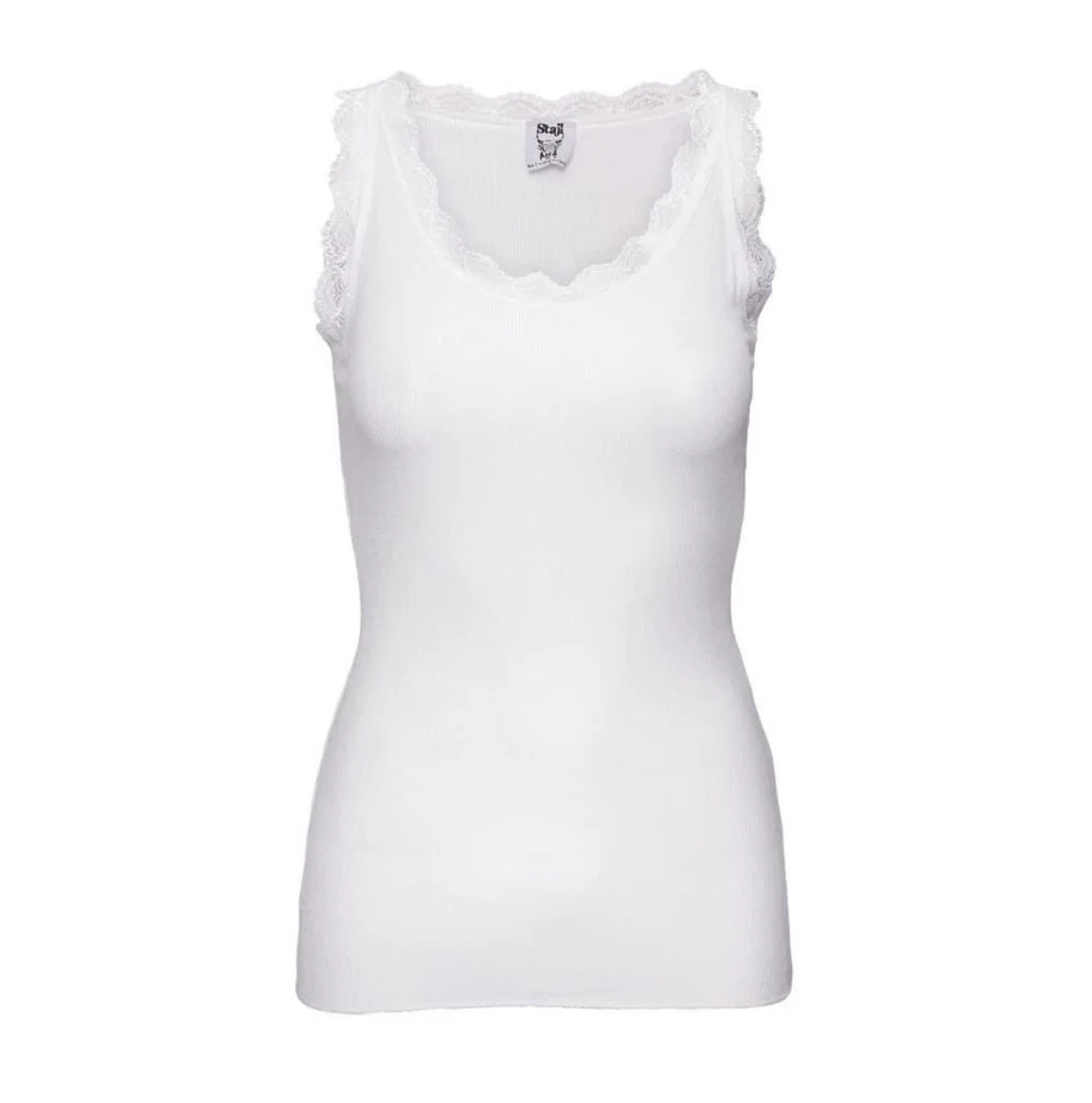 Topp med blonde – Daily white - Image 3
