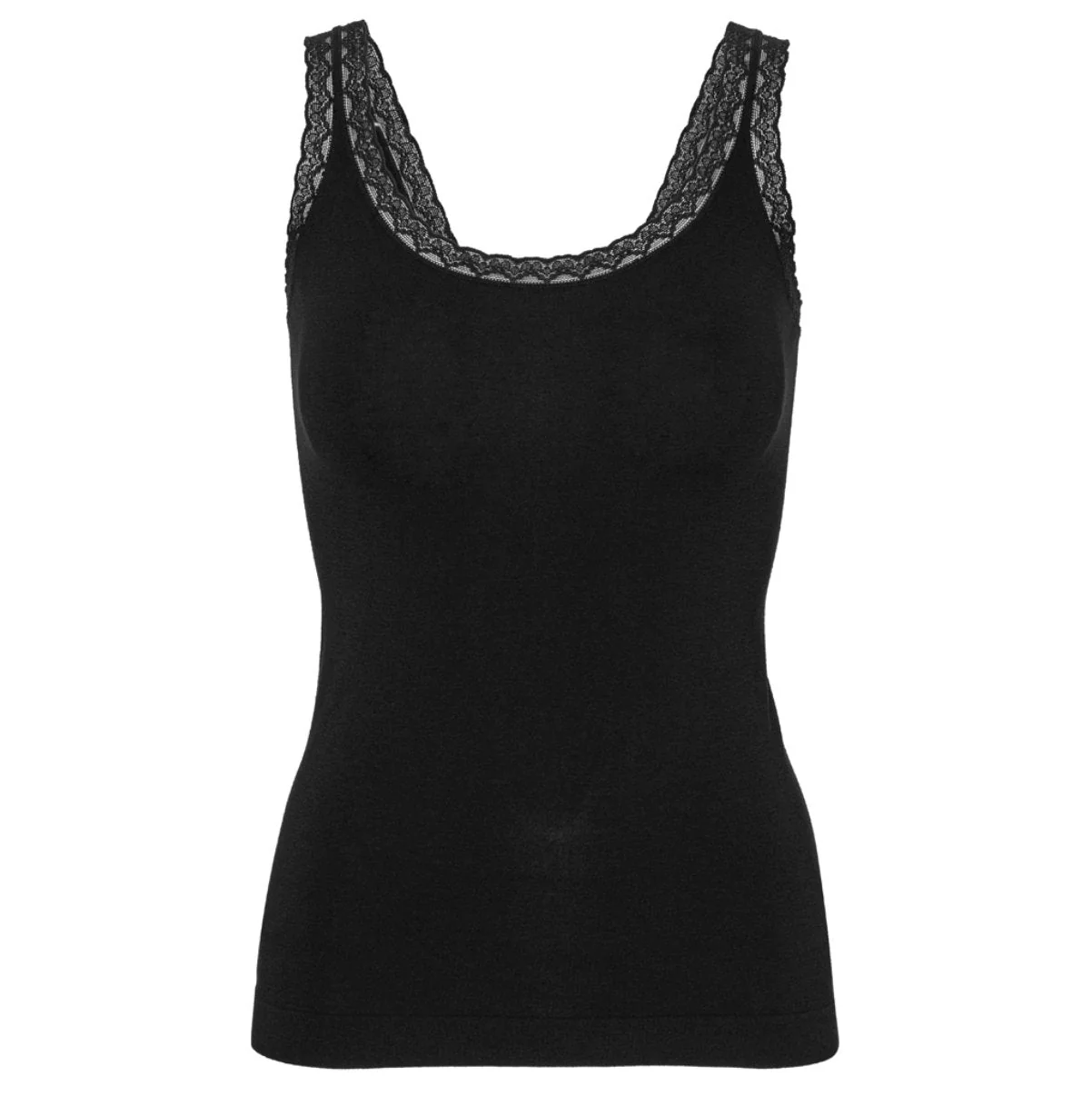 Topp med blonde Økotex black – Bambus
