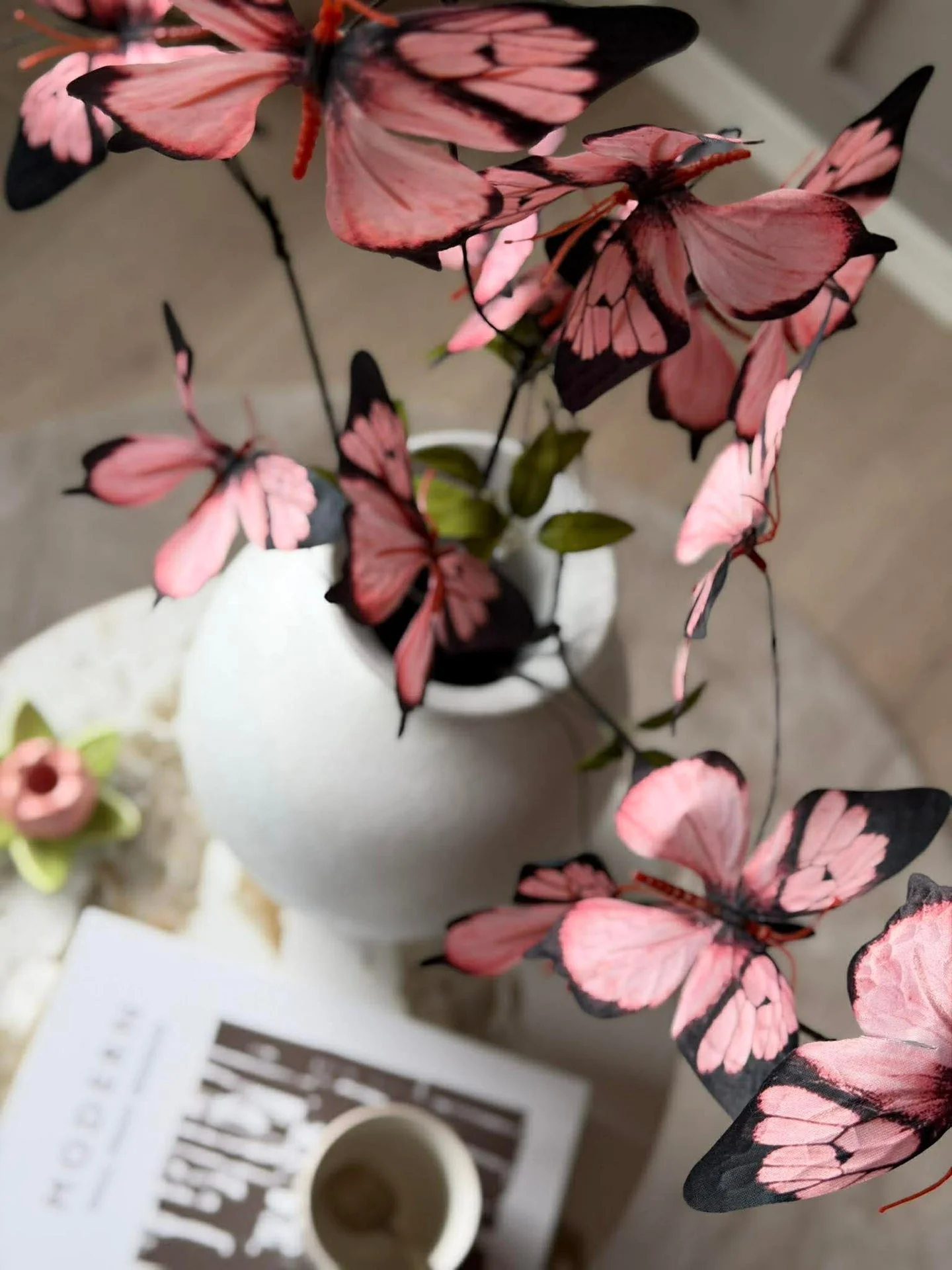 Gren med sommerfugler - Rosa - Image 5
