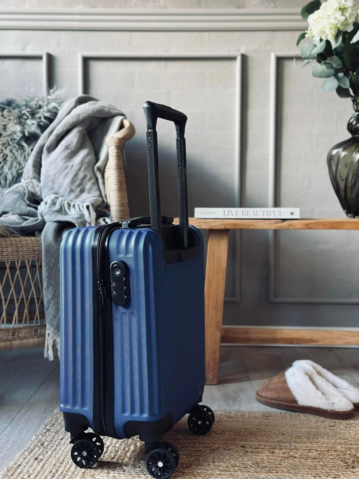 Koffert Trolley - Blue - Image 3