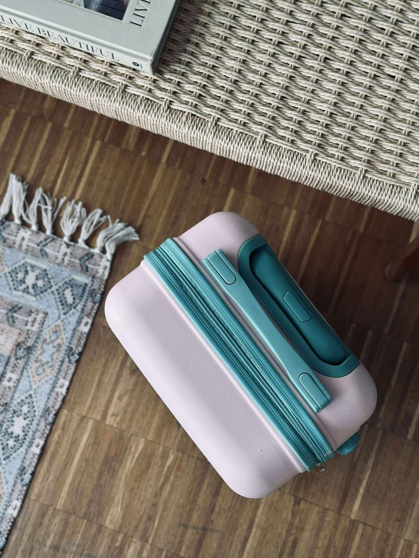Trolley Koffert - ROSE / MINT - Image 4