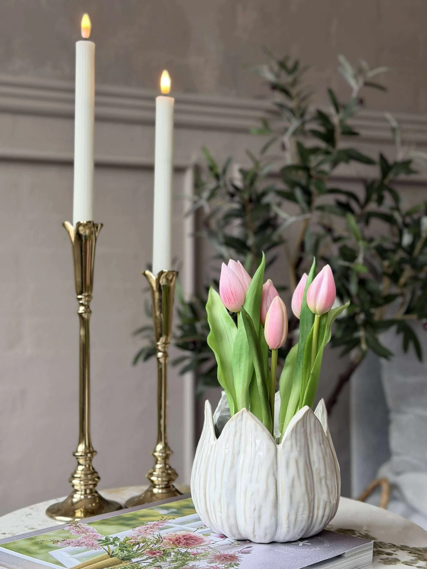 Tulipan i potte - Rosa - Image 2