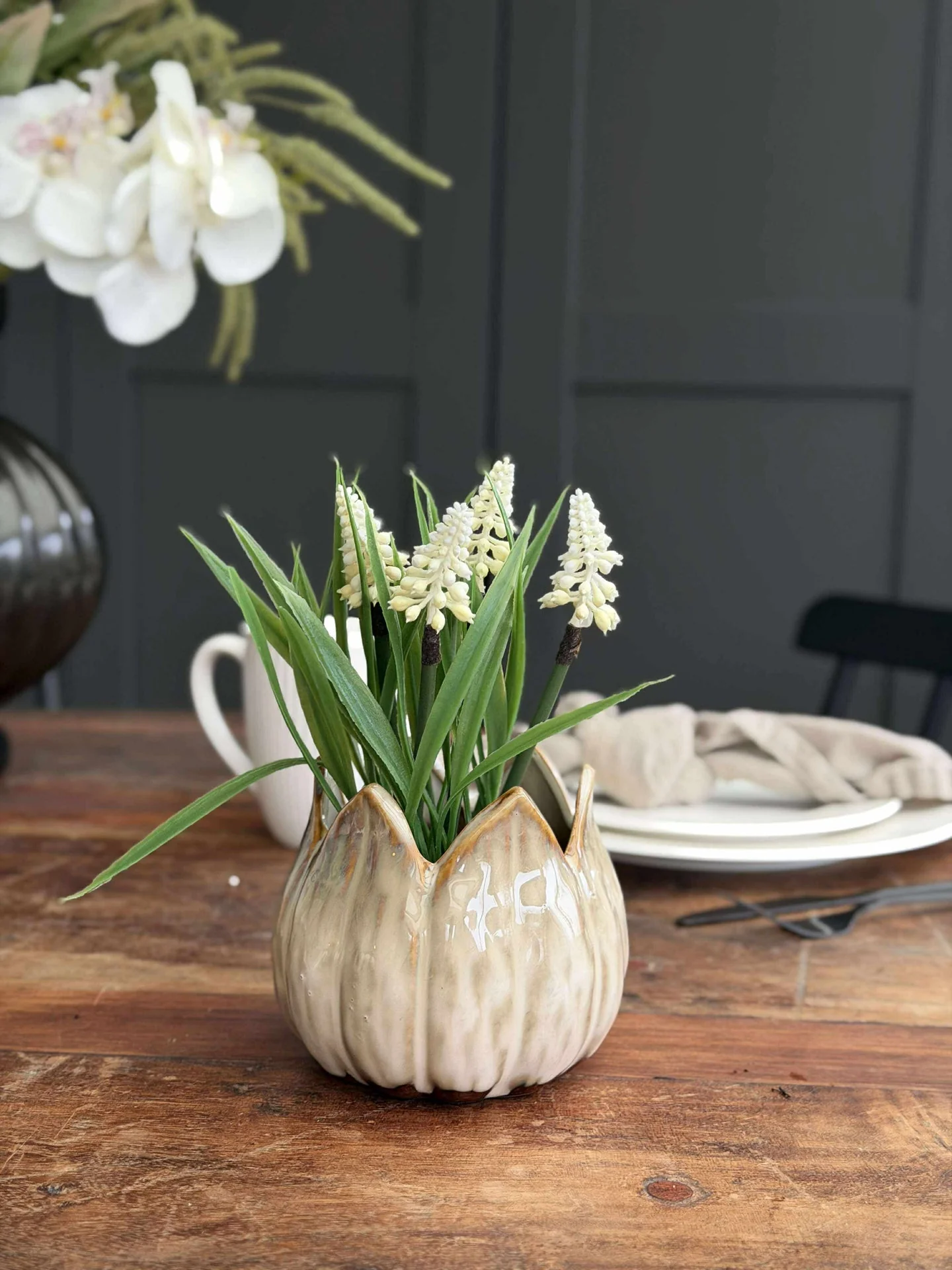 Urtepotter TULIP beige - Flere størrelser - Image 3