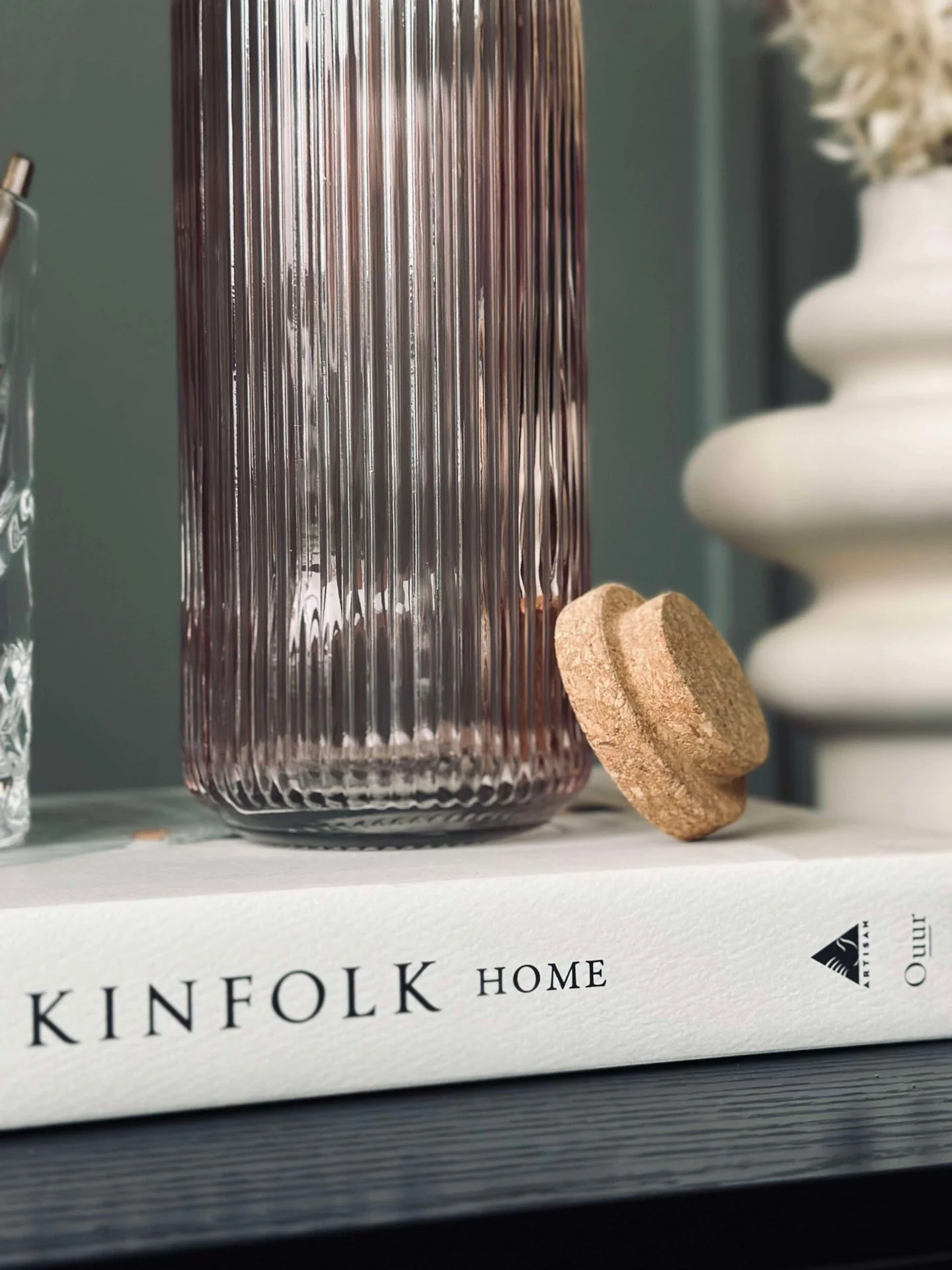 Vannflaske med korkpropp – Rose 1 l - Image 3