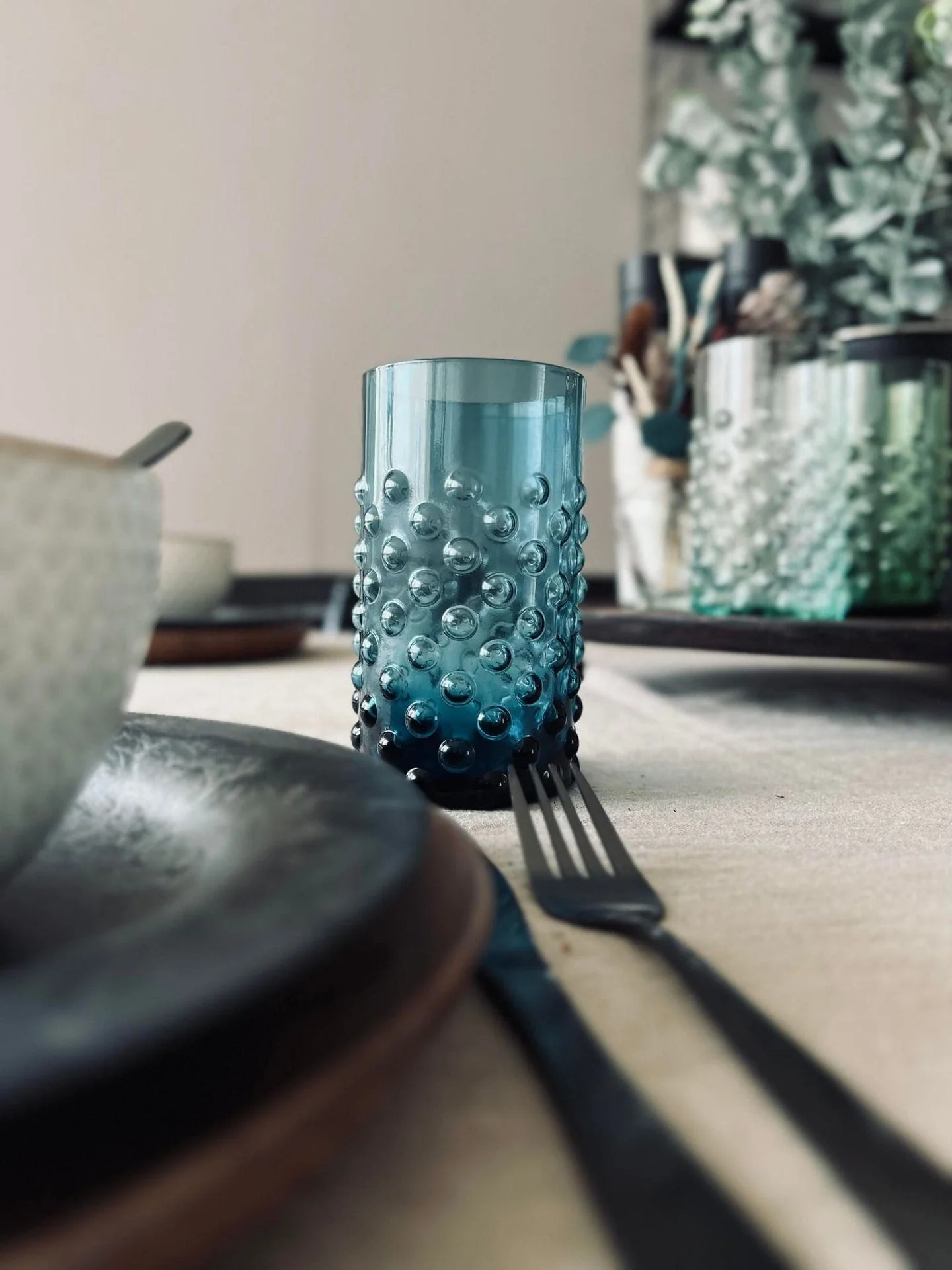 Vannglass MIX med dots - pakke med 4 stk - Image 2
