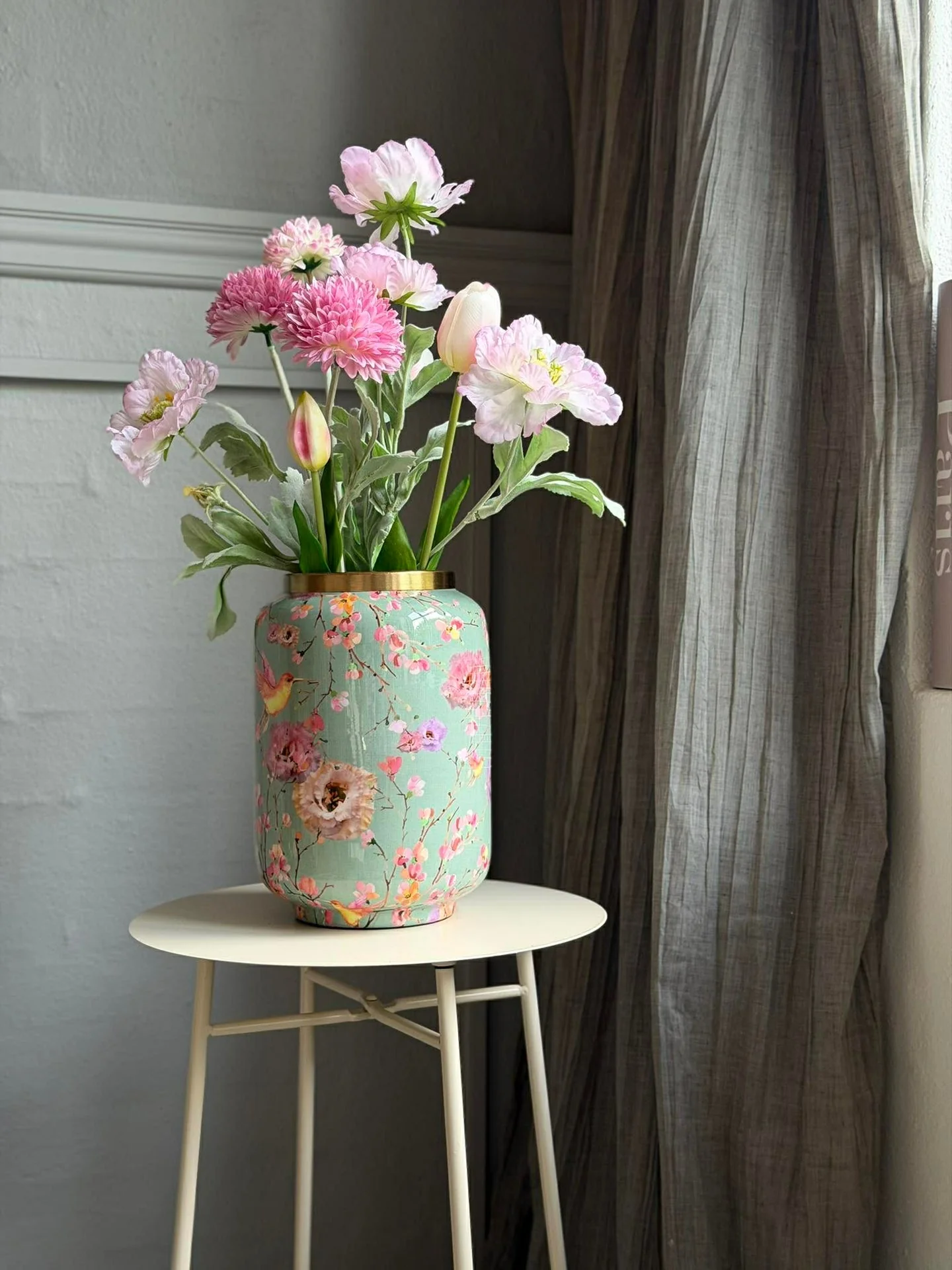 Vase Flower print - Grønn - Image 5