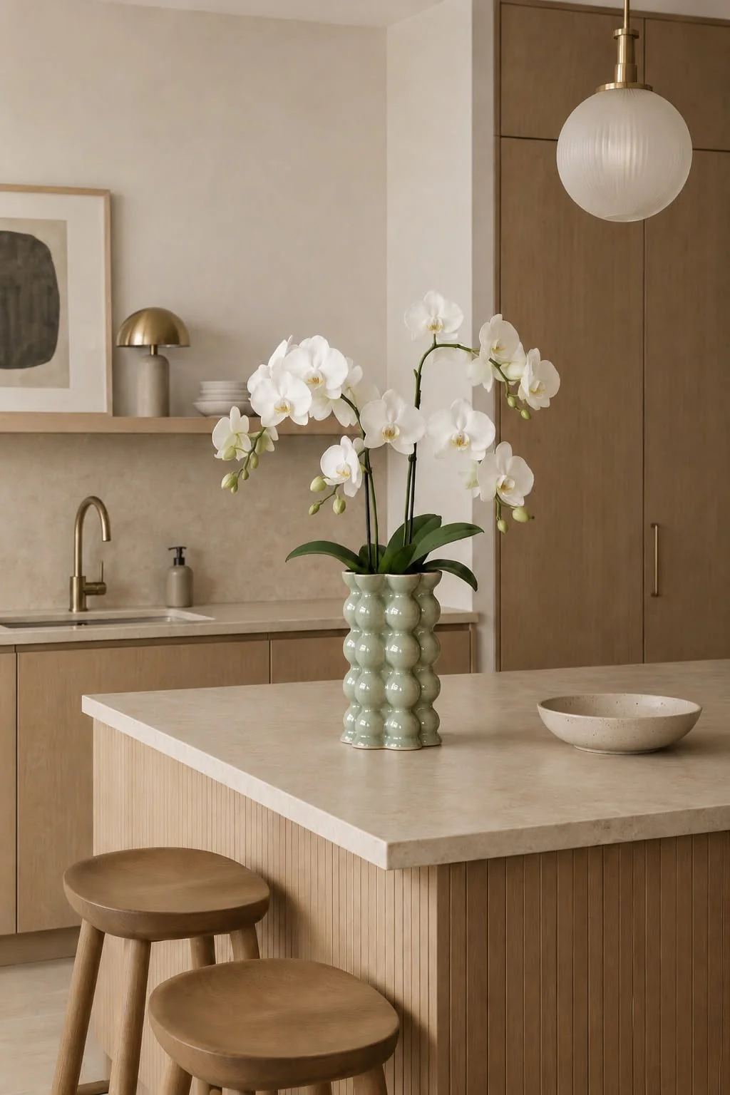Vase keramikk - Green