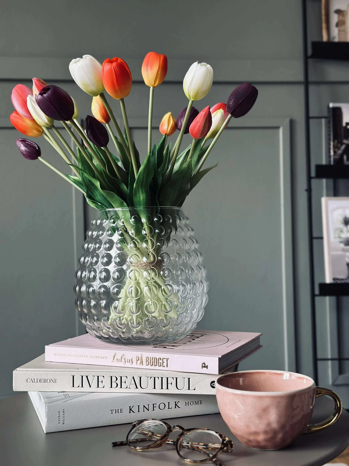 Vase Clear dots