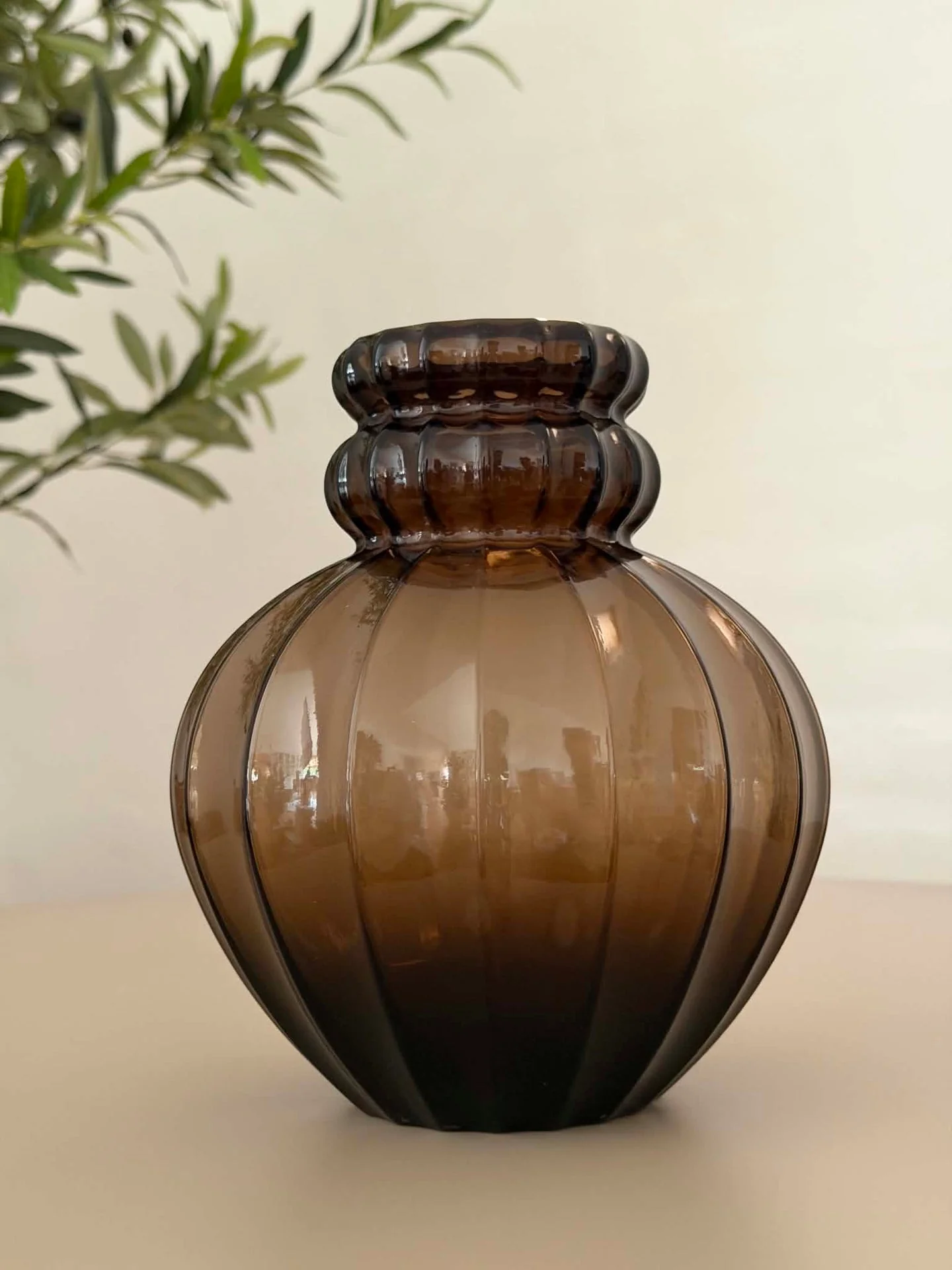 Vase Mary - Brun - Image 5