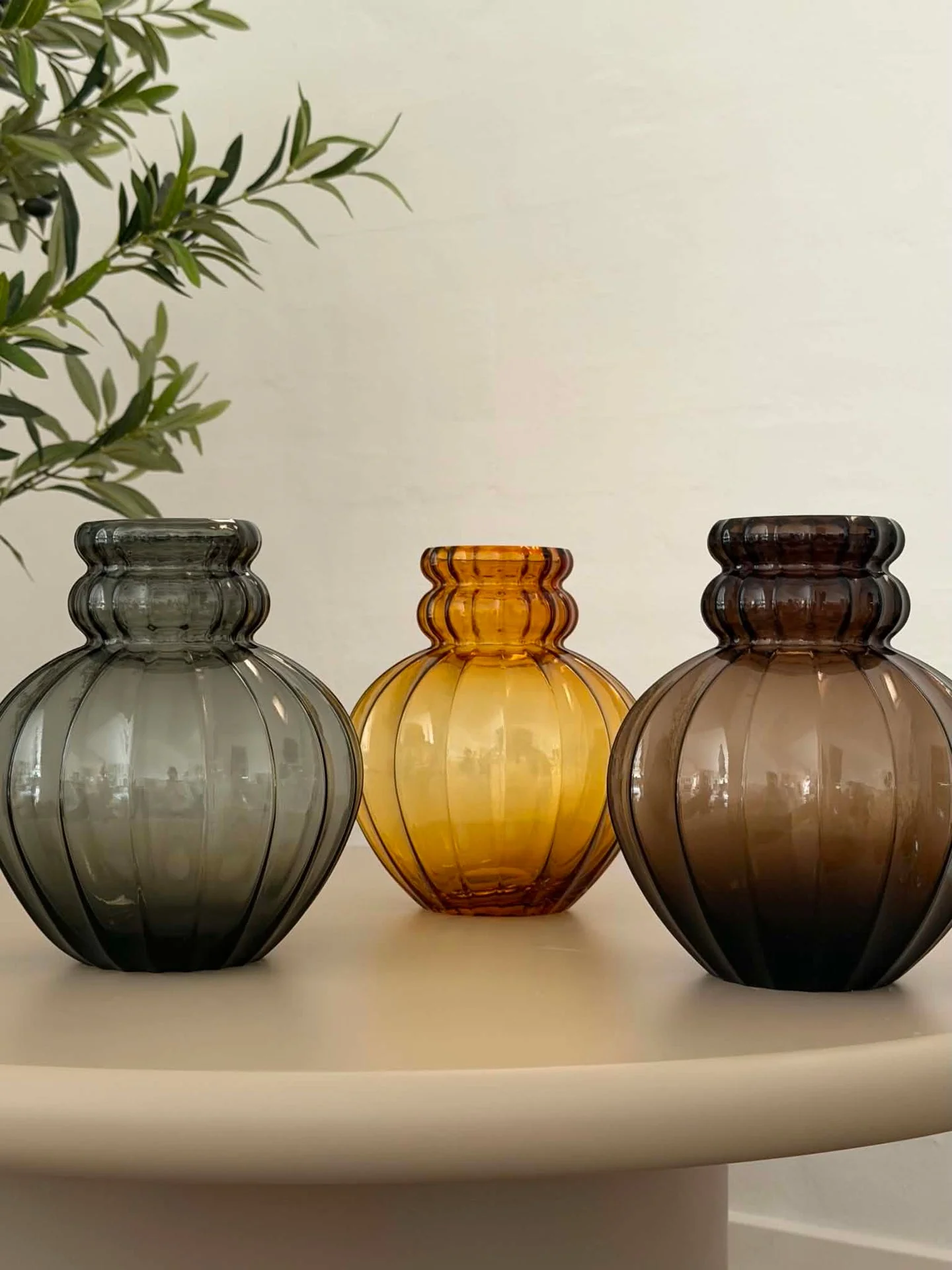 Vase Mary - Brun - Image 8