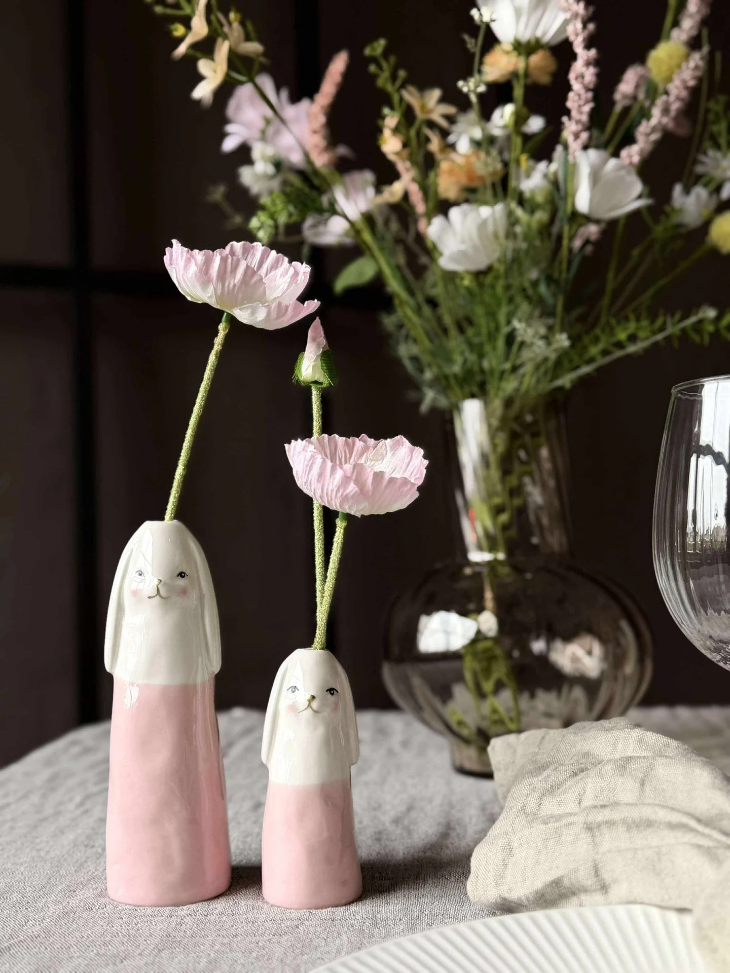 Vase - Rosa kanin i flere størrelser - Image 4