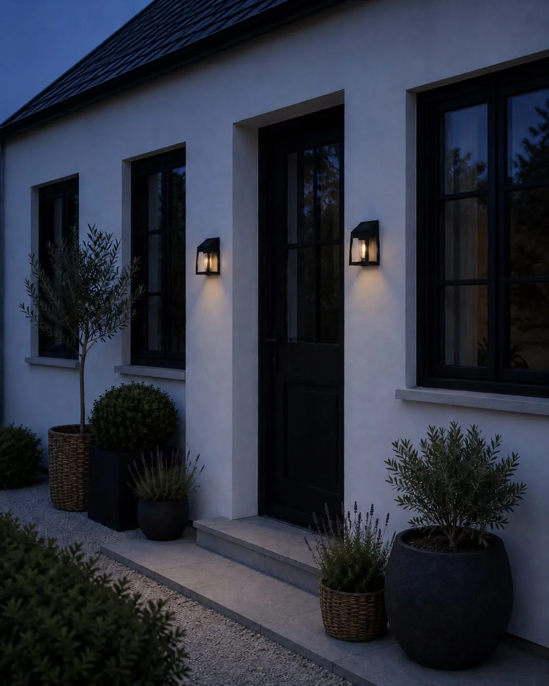 Vegglampe med solceller - 1 stk - Image 2