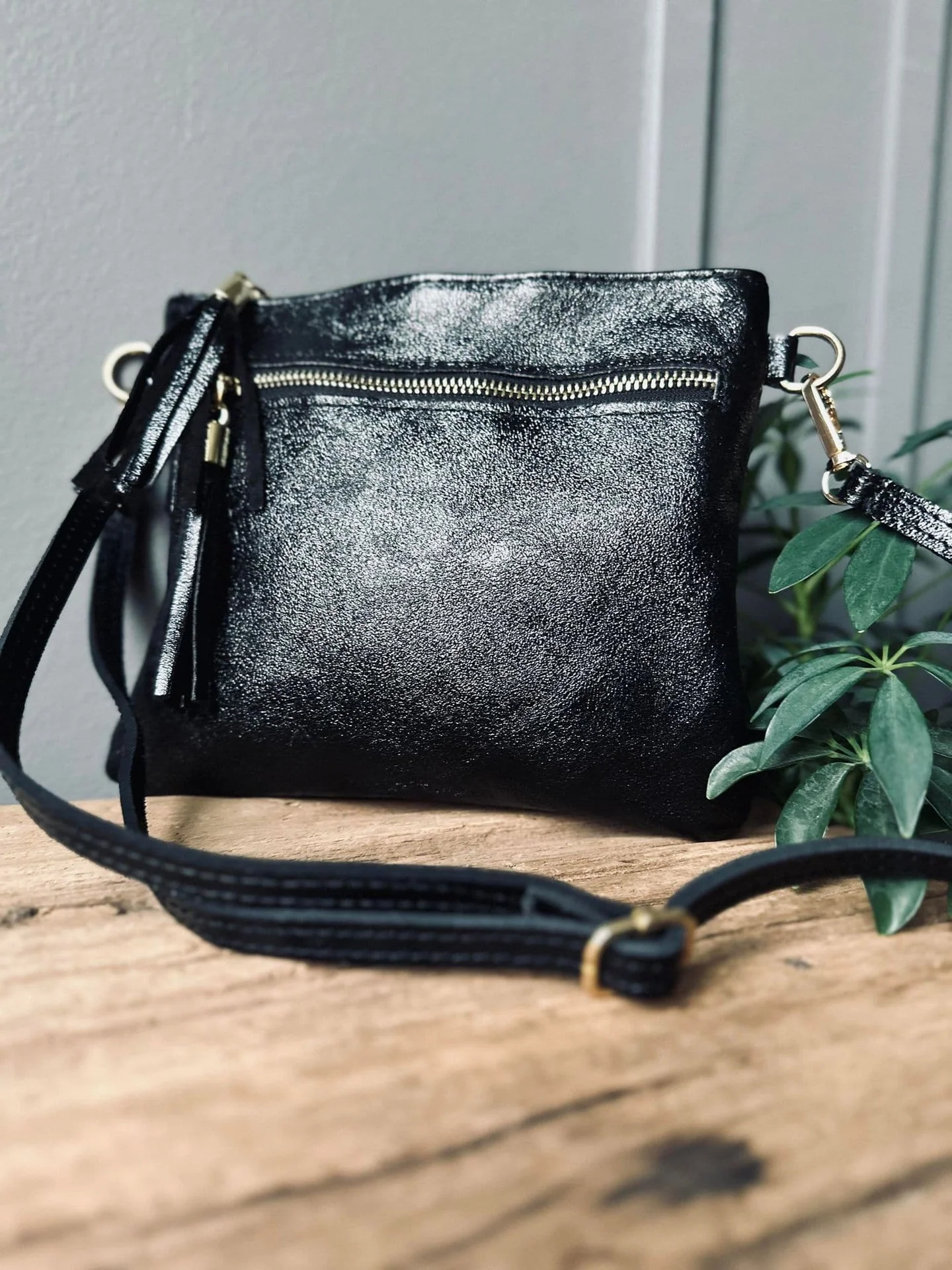 Veske Black shine leather - Image 2