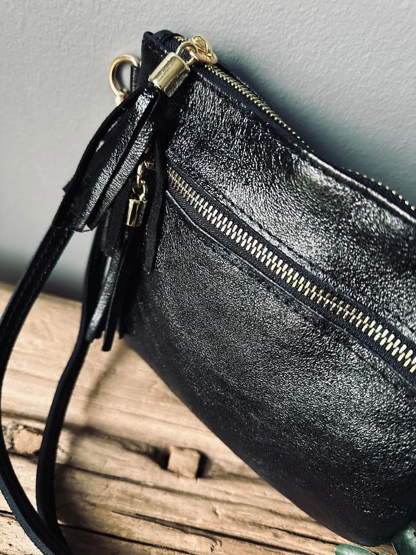 Veske Black shine leather - Image 3