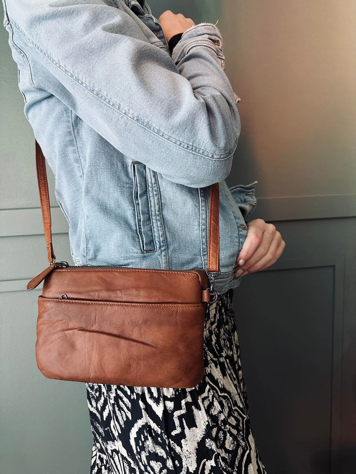 Clutch Jelva Cognac - Image 2