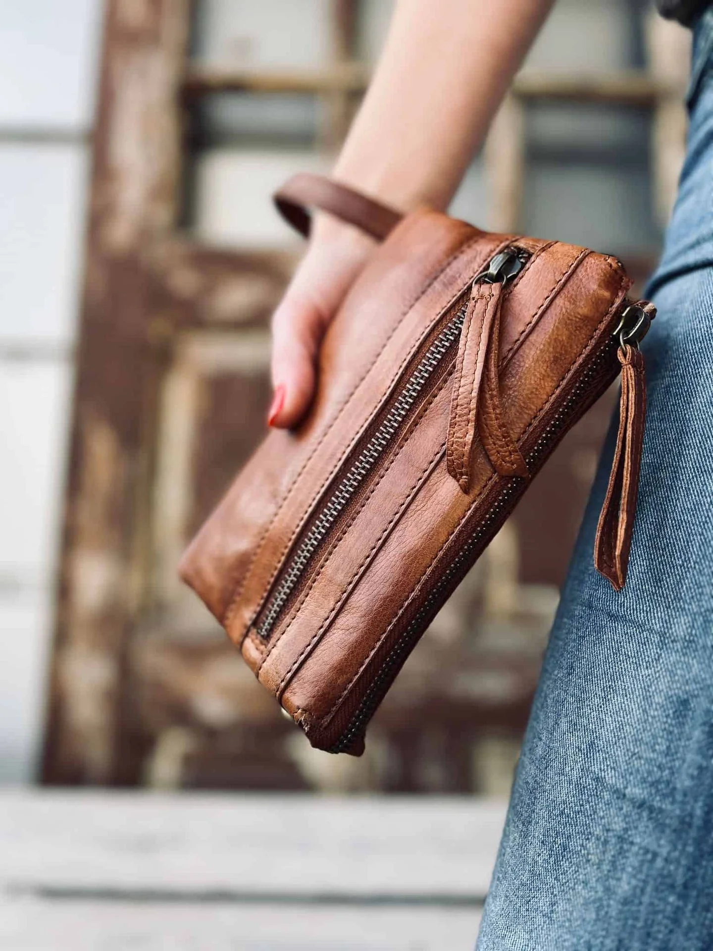 Clutch LAURA - Walnut - Image 5