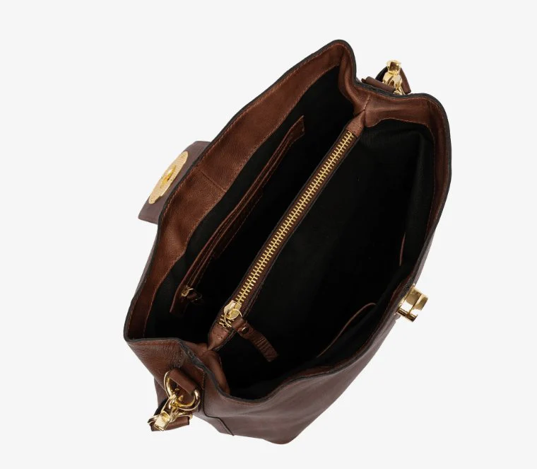Veske LUX Brown – 2 remmer medfølger - Image 6