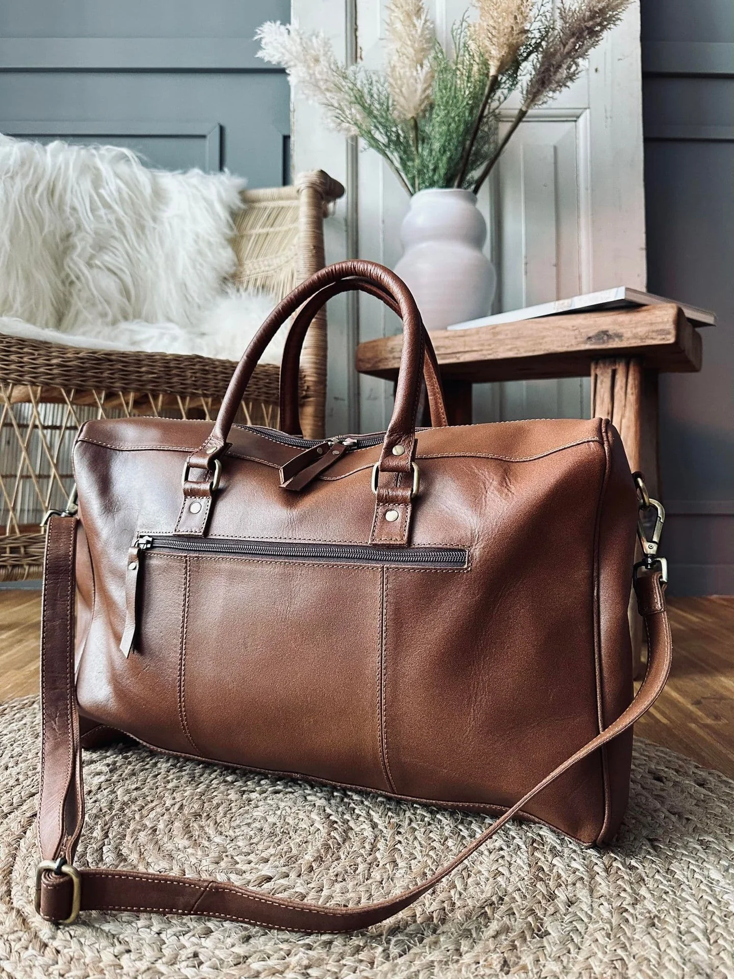 Veske Spencer – Cognac leather - Image 2