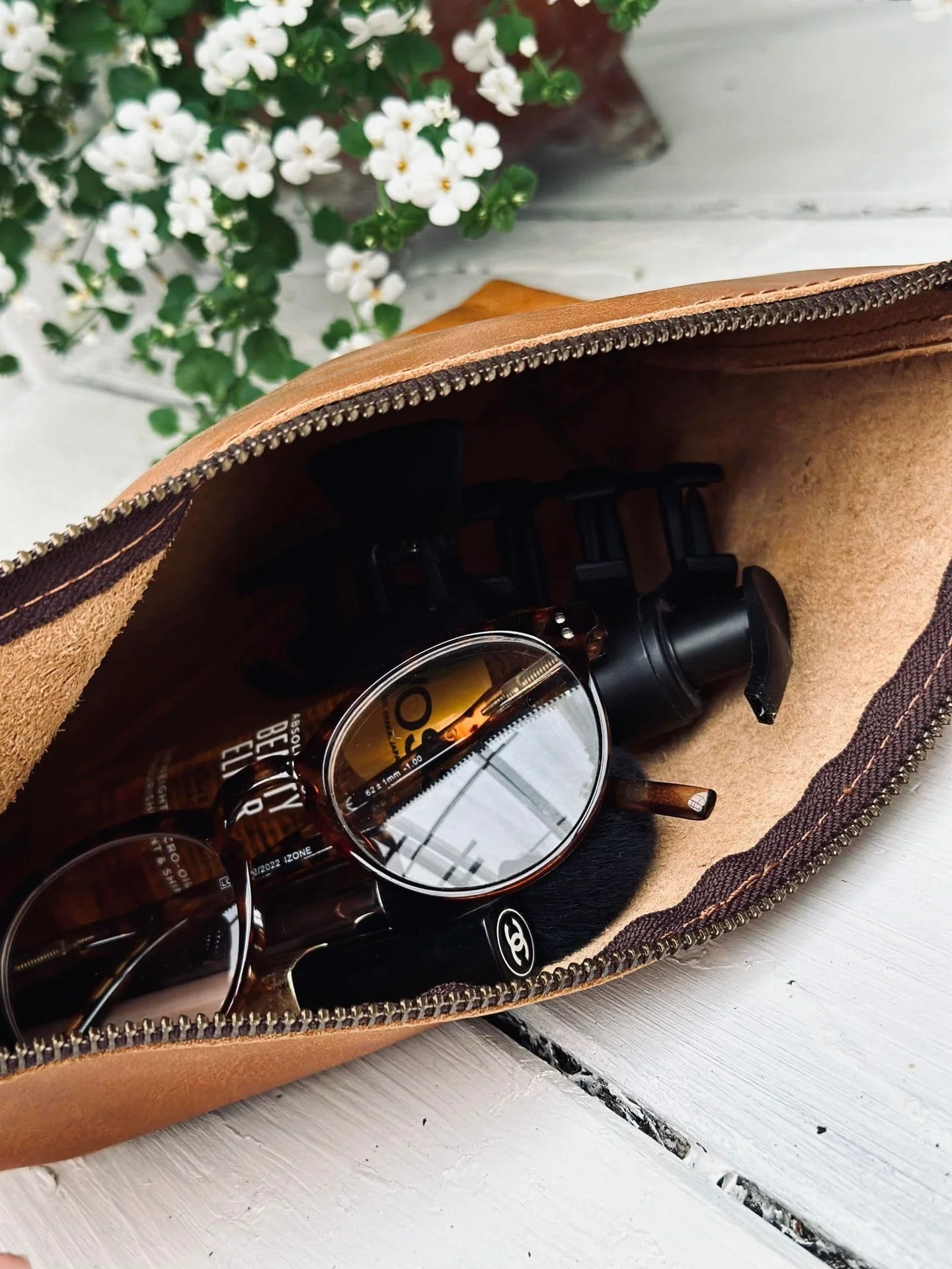 Clutch VIAMAJA - Cognac skinn - Image 4