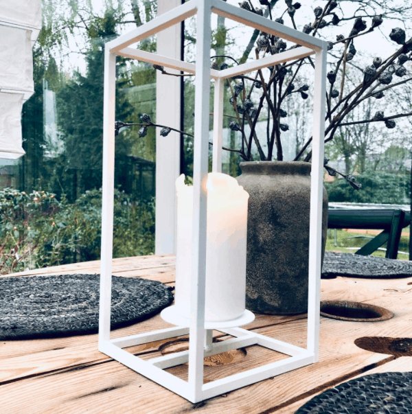 VIAMAJA Cube stage for bloklys - Stor – Hvit - Image 5