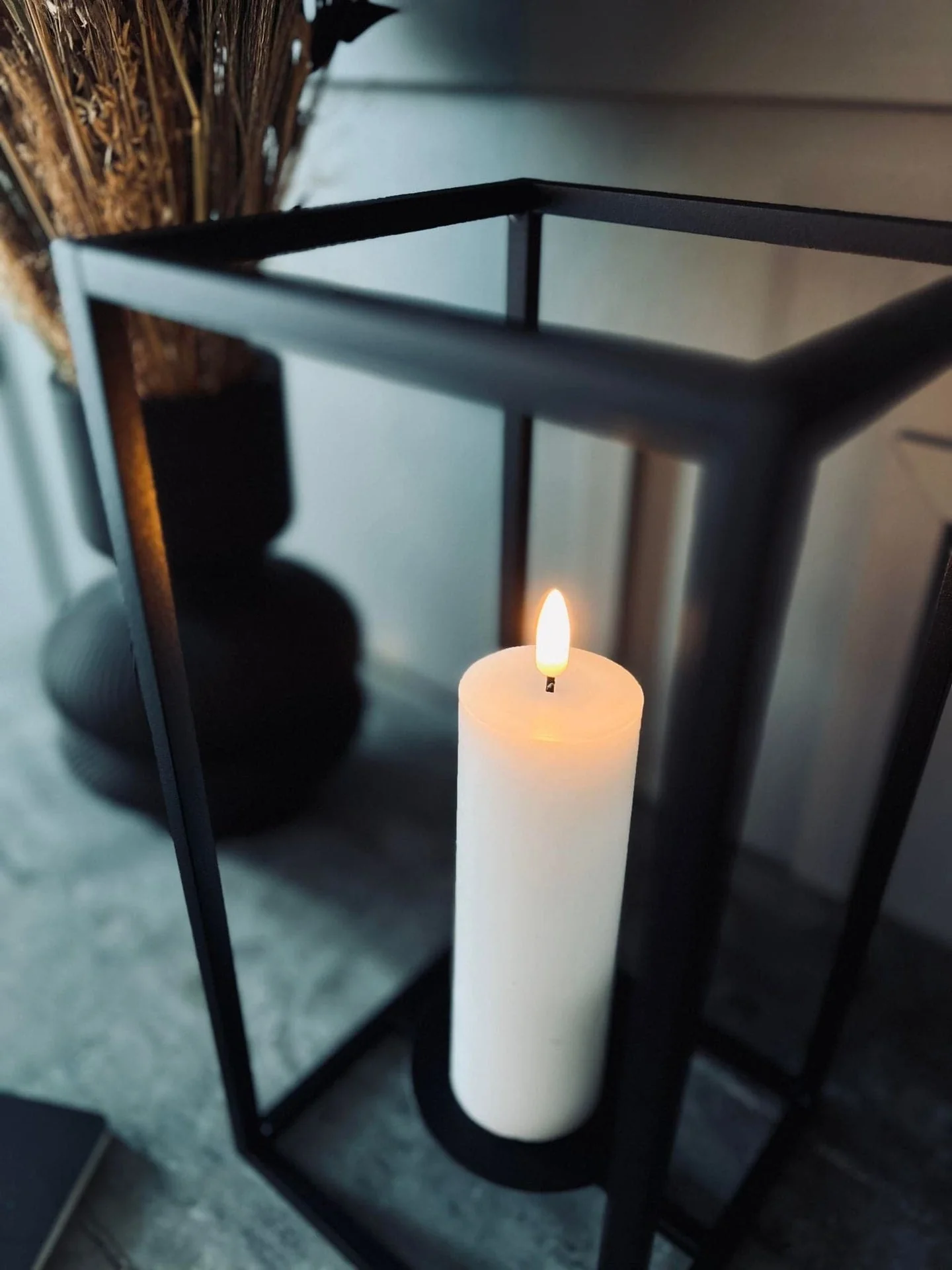 VIAMAJA Cube stage til Bloklys - Stor – Svart - Image 4