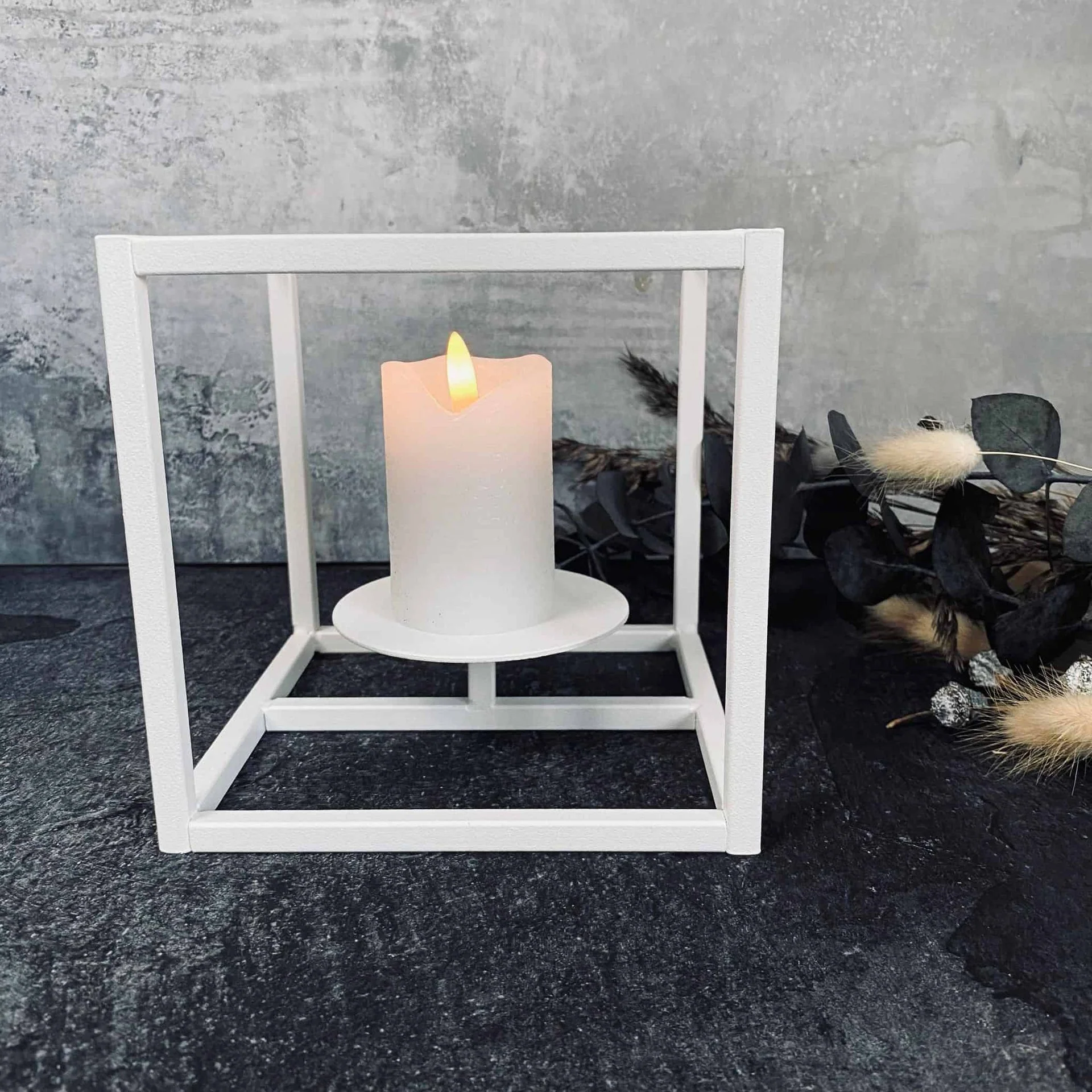 VIAMAJA Cube stage til kubelys - Liten – Hvit - Image 3