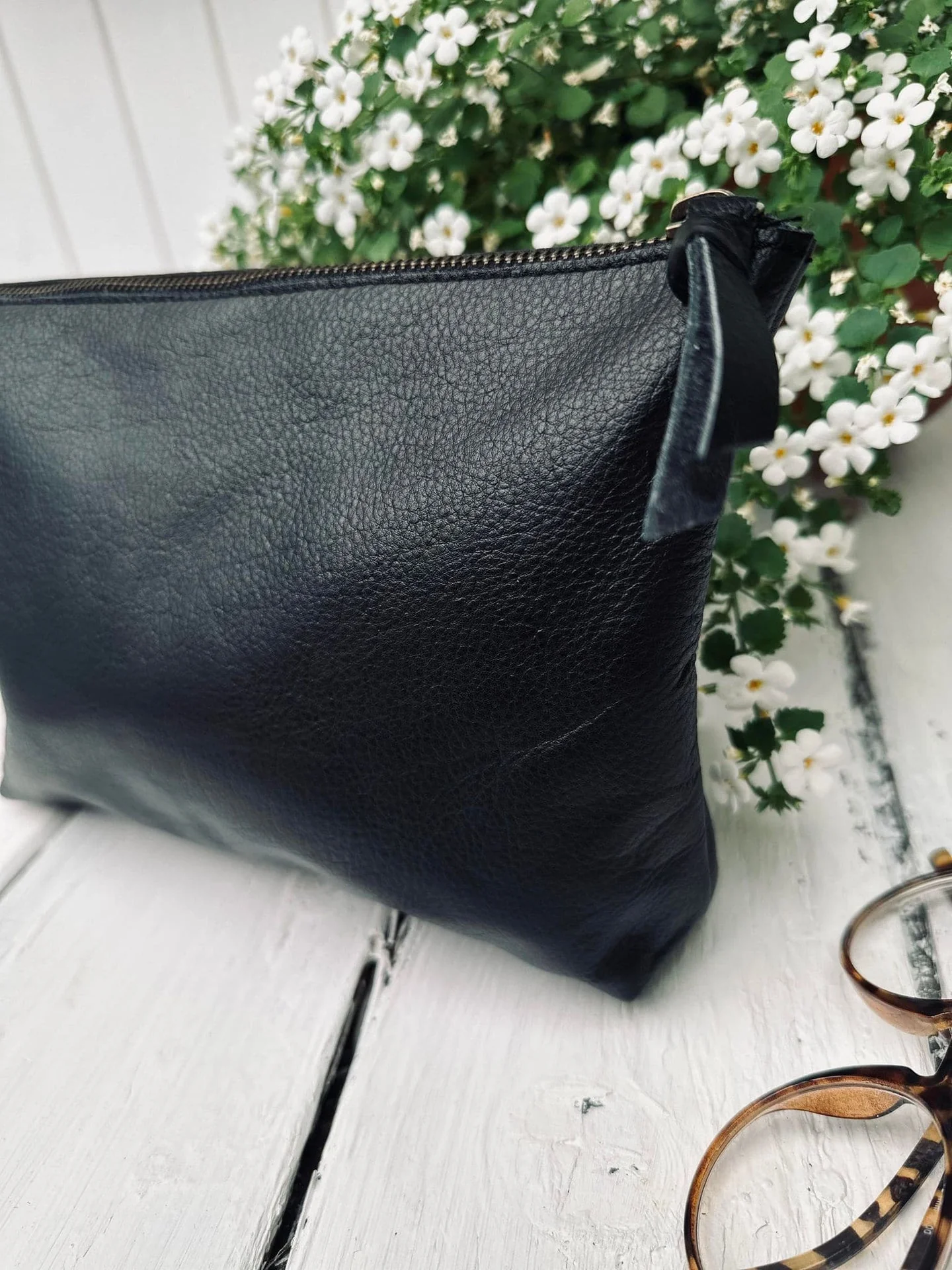 Clutch VIAMAJA – Svart skinn - Image 3