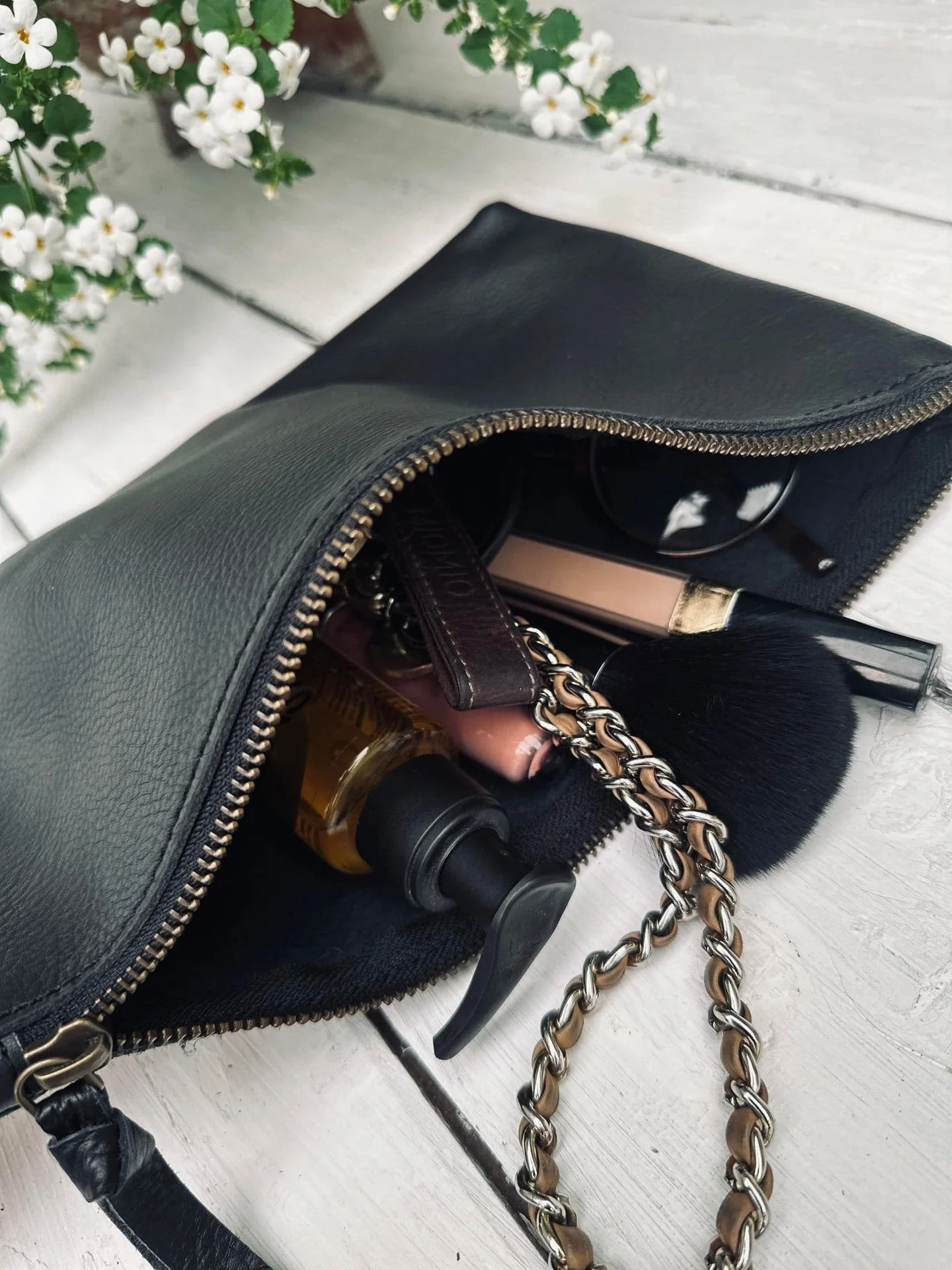 Clutch VIAMAJA – Svart skinn - Image 5