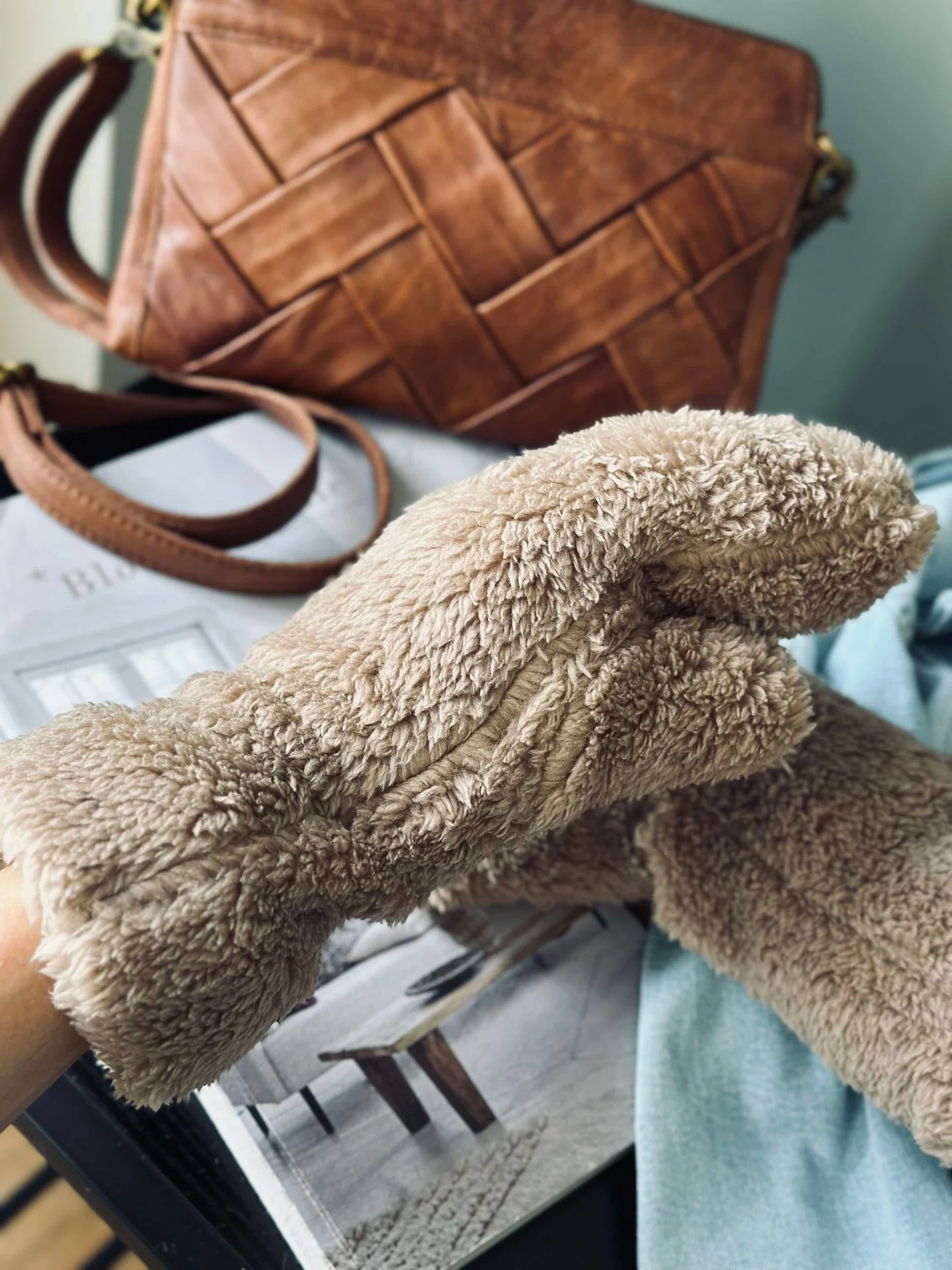 Luffer - Brown fleece - Image 3