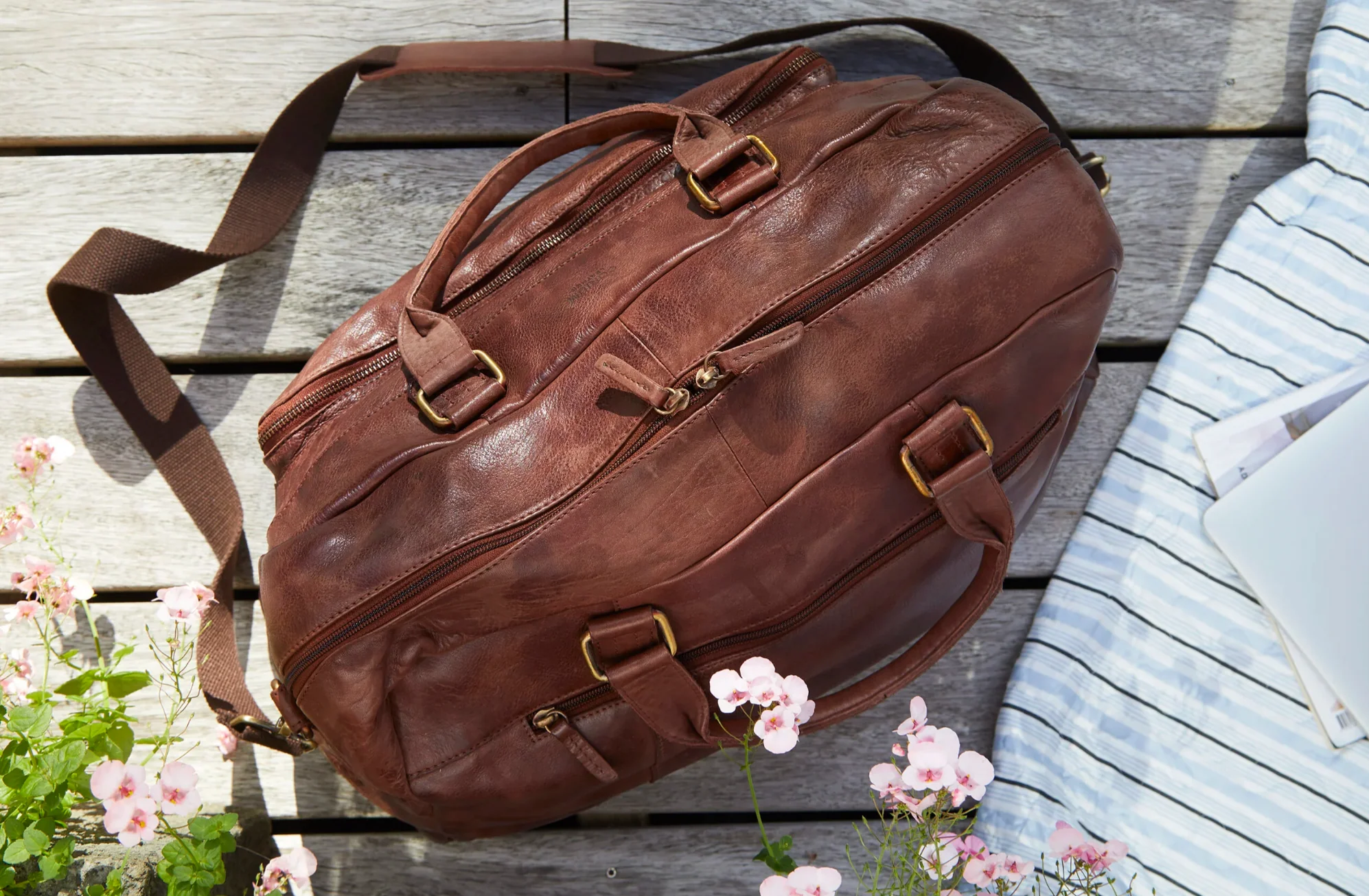 Weekendveske Raw boheme - Brown - Image 3
