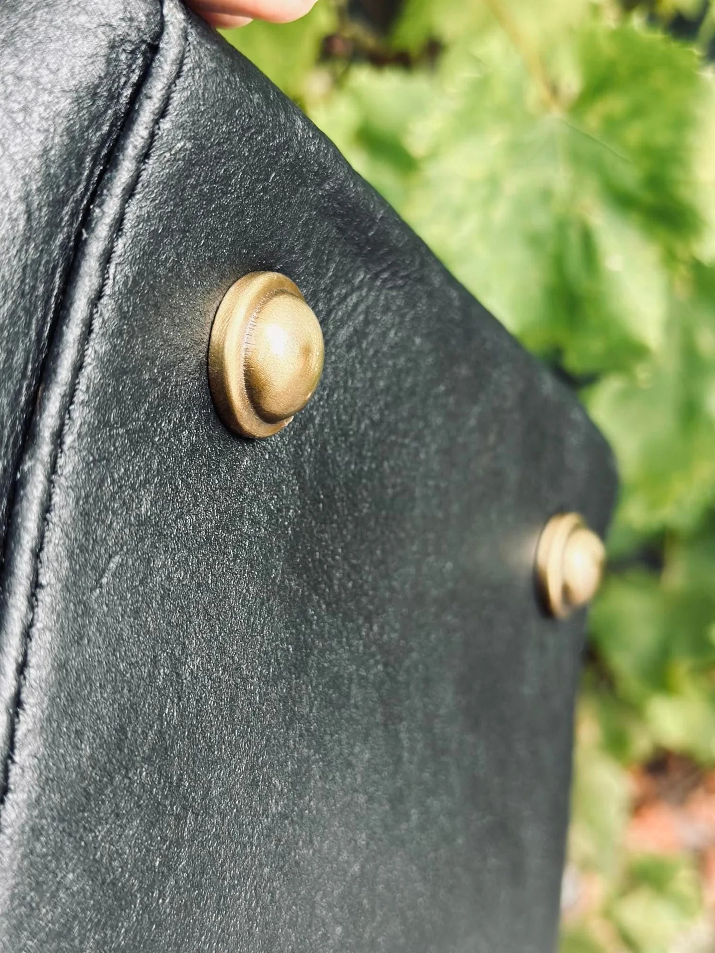 Weekendveske - Black leather - Image 6